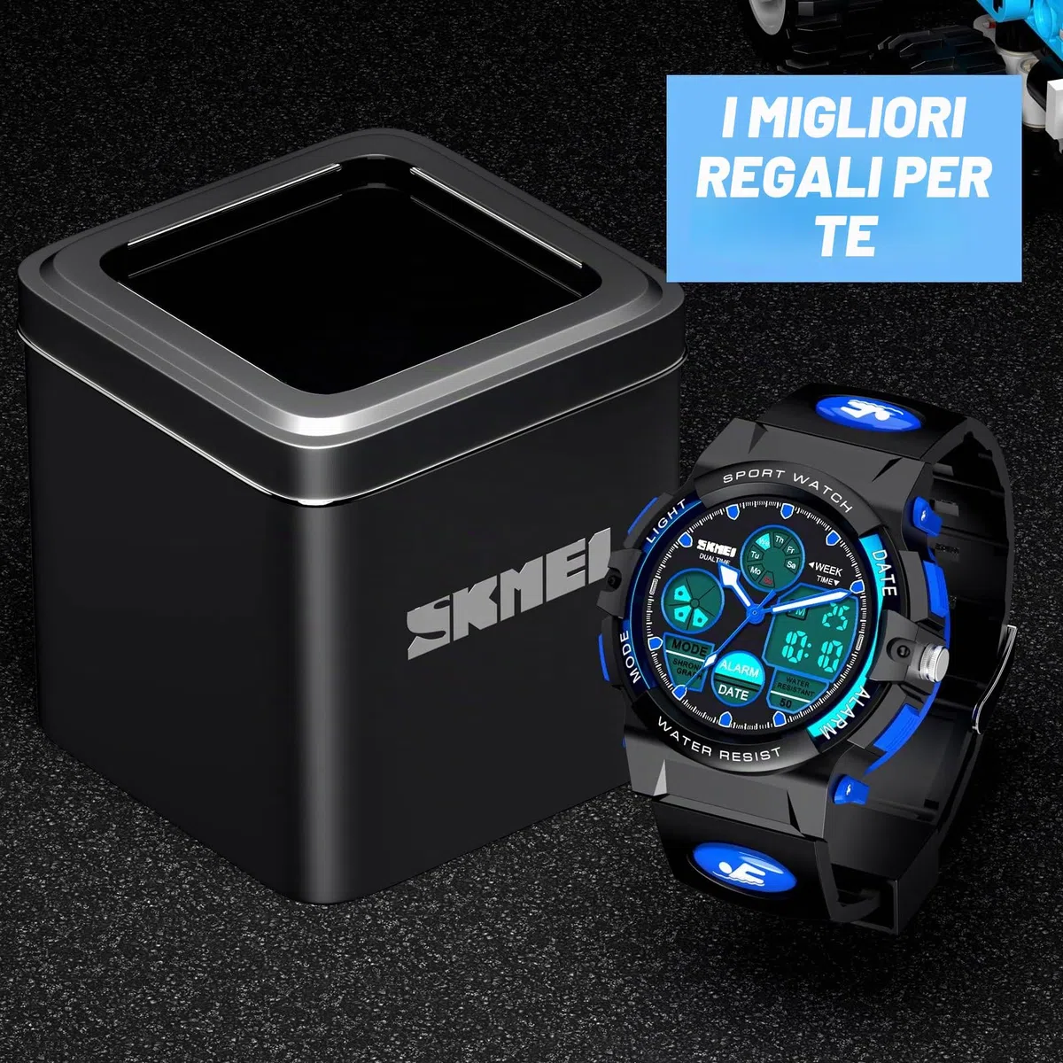 Dislocati Orologio Digitale Bambino, Orologio Sportivo Multifunzionale Impermeabile, Regali per Bambini e Ragazzi