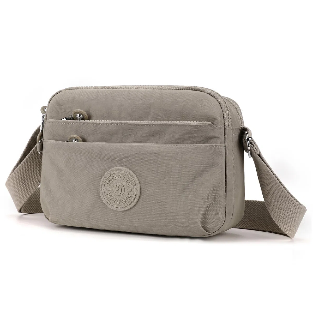 Borsa Tracolla Donna Borsetta Tracolla Sportiva Casual Borsa leggera a Spalla Multitasche Crossbody Bag in Nylon Impermeabile KM33