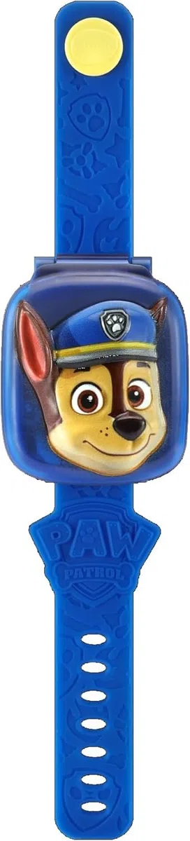 VTech PAW Patrol - Orologio Interattivo di Chase, Orologio per Bambini con 4 Giochi, Schermo a Colori, Inclusa Voce di Ryder, Funzione Sveglia e Timer, Lingua Italiana, Batterie Incluse, 3-7 Anni