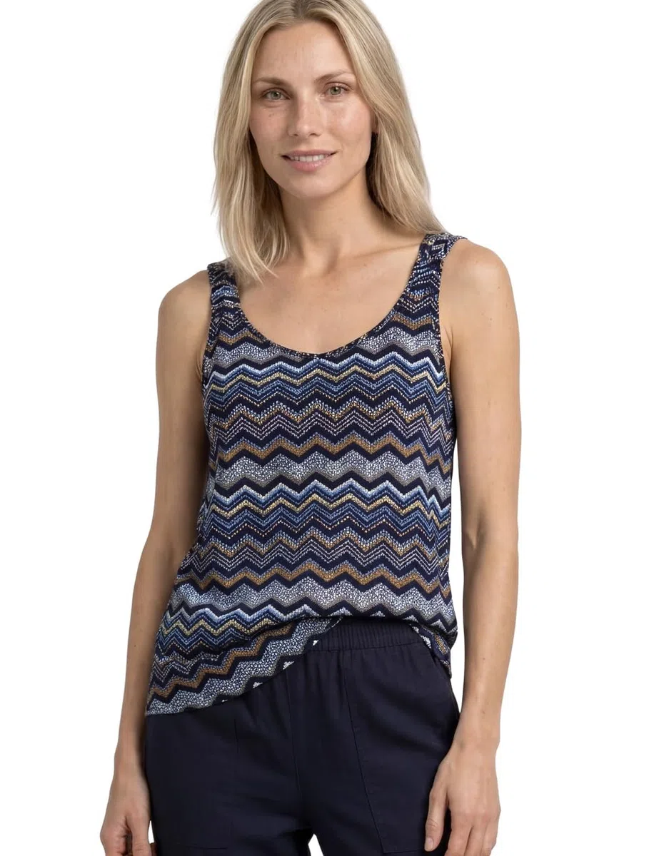Street One 3230083 Top con Scollo a V e Dettaglio Nodo Donna (Pacco da 1)