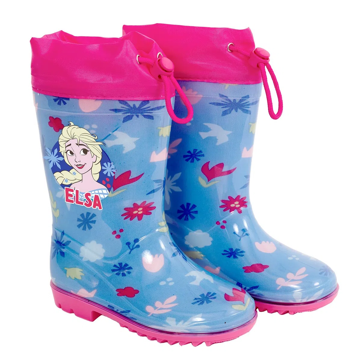 Stivaletti Pioggia Bambina Anna Elsa Frozen - Stivali Disney Gomma Galosce per Bimba Impermeabili Antiscivolo