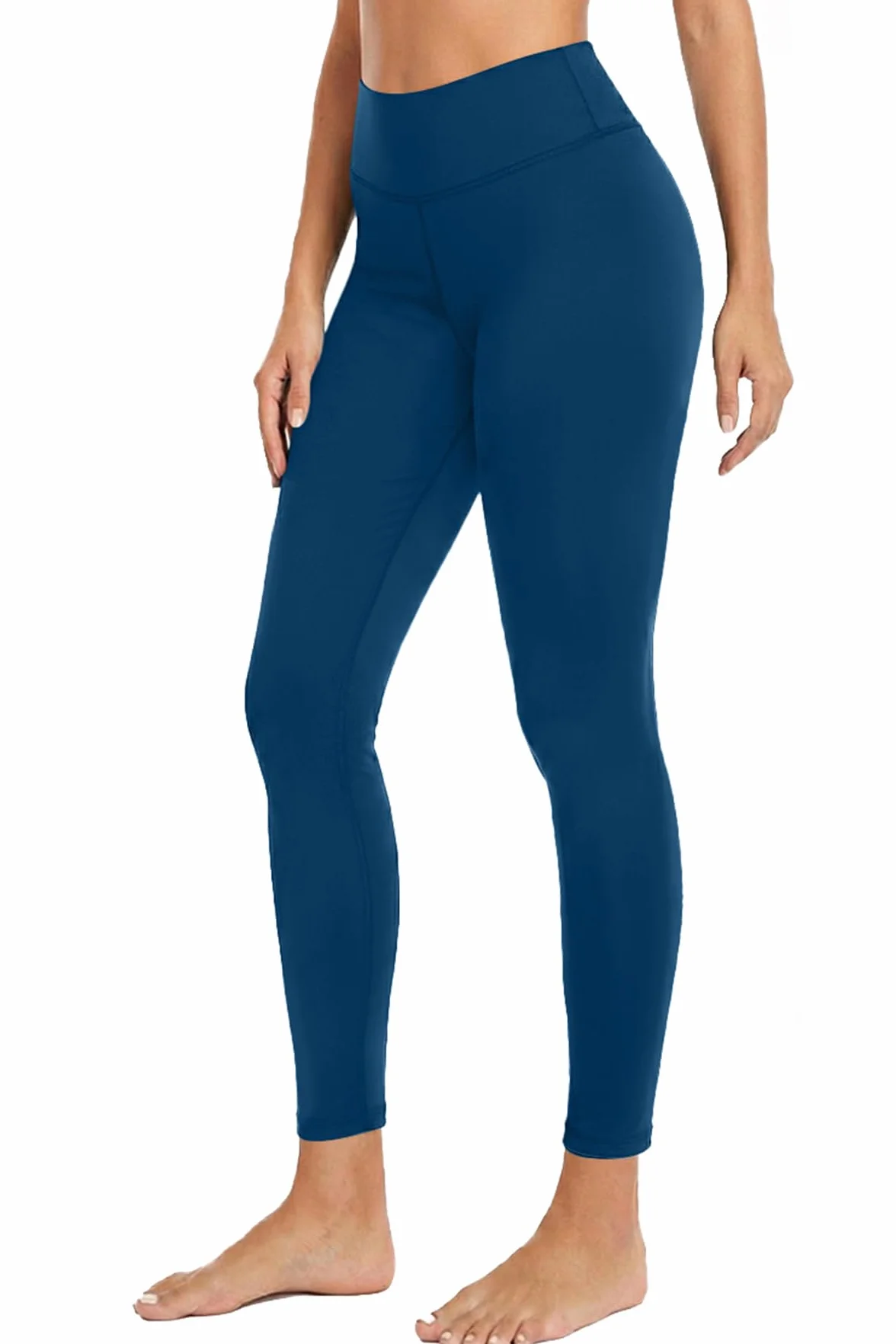 Holipick Pantaloni da nuoto da donna, UPF 50+, a vita alta, pantaloni lunghi da nuoto