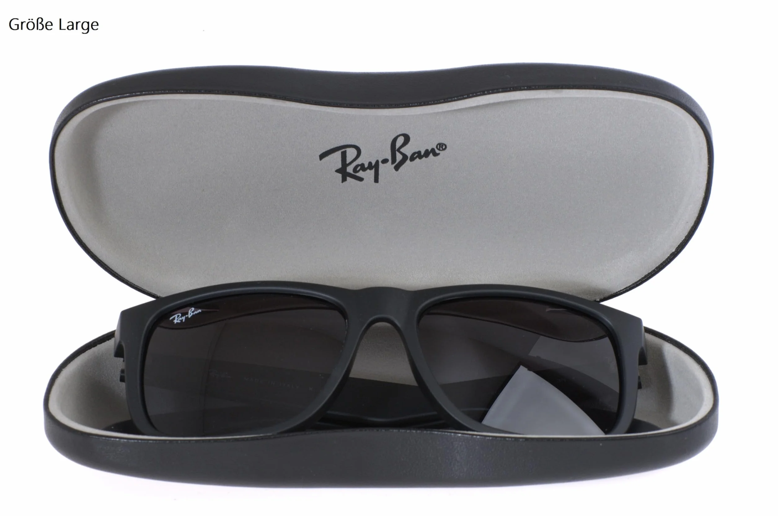 Ray-Ban Custodia rigida per occhiali con panno | 2 misure