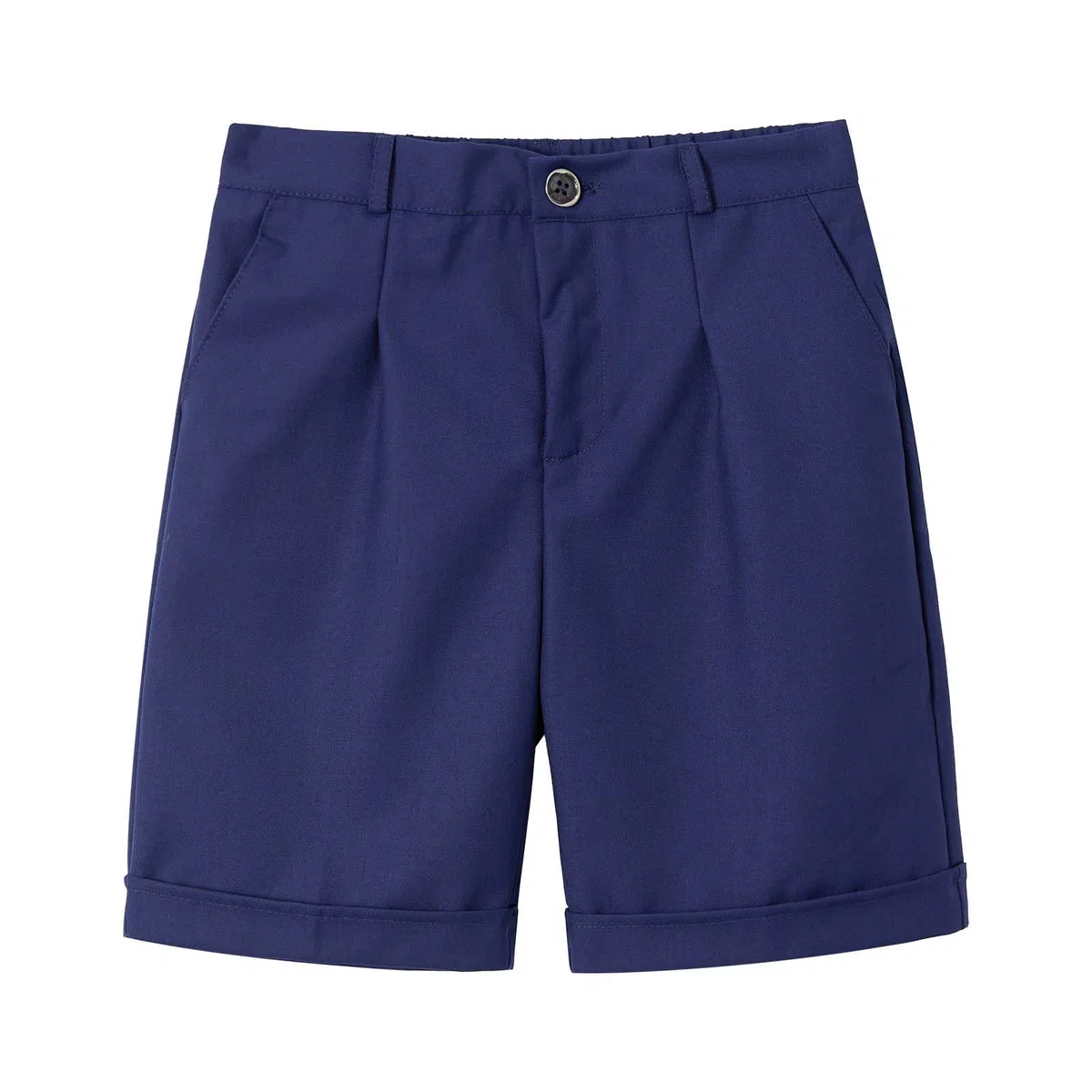 LOLANTA Shorts Scolastici Ragazzi, Shorts Eleganti per Bambini, Pantaloni Formali Estivi Bambini, Pantaloncini Uniforme con Vita Regolabile 2-13 Anni