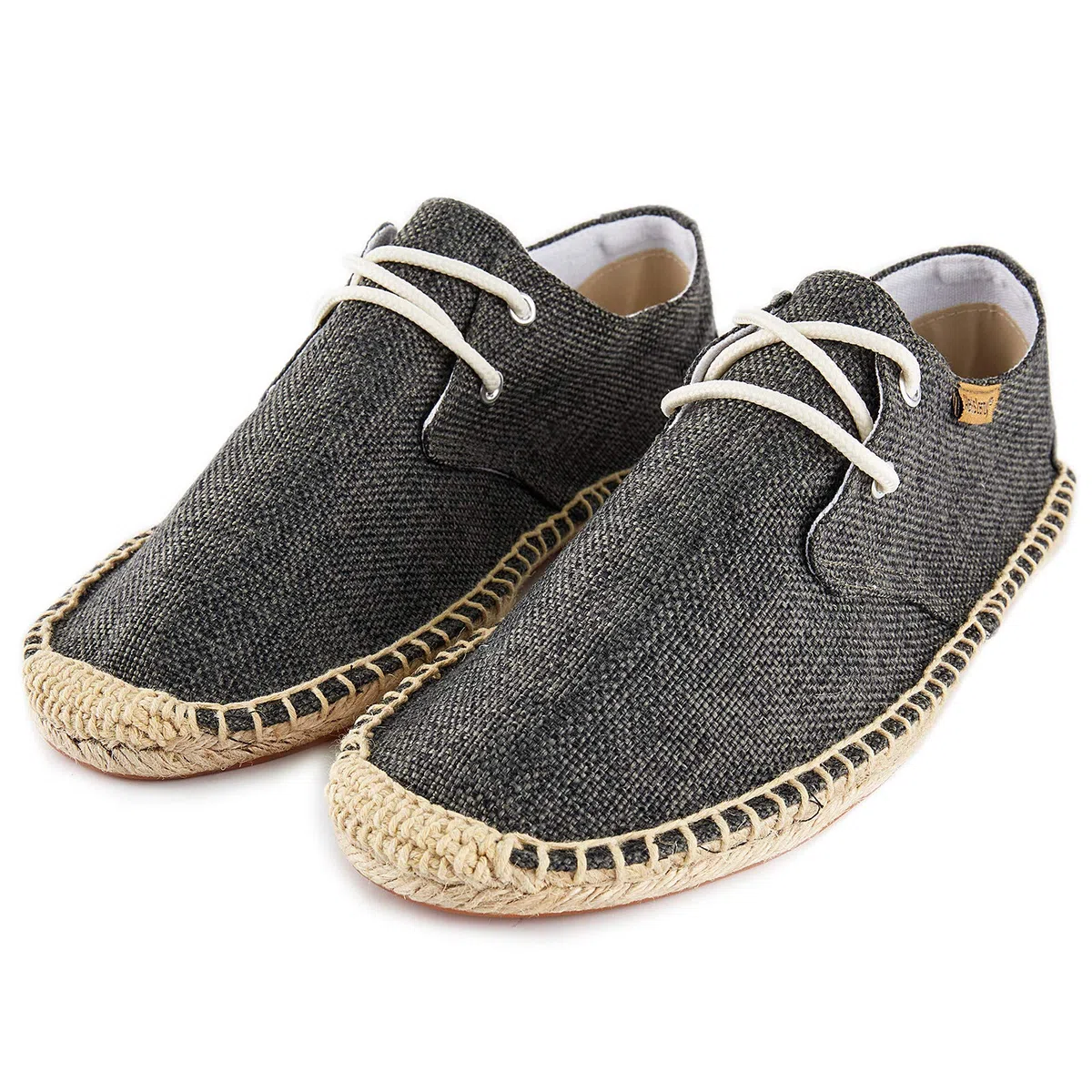 Alexis Leroy Tinta Unita Espadrillas Slip On Loafer Scarpe da Uomo Scarpe con Lacci