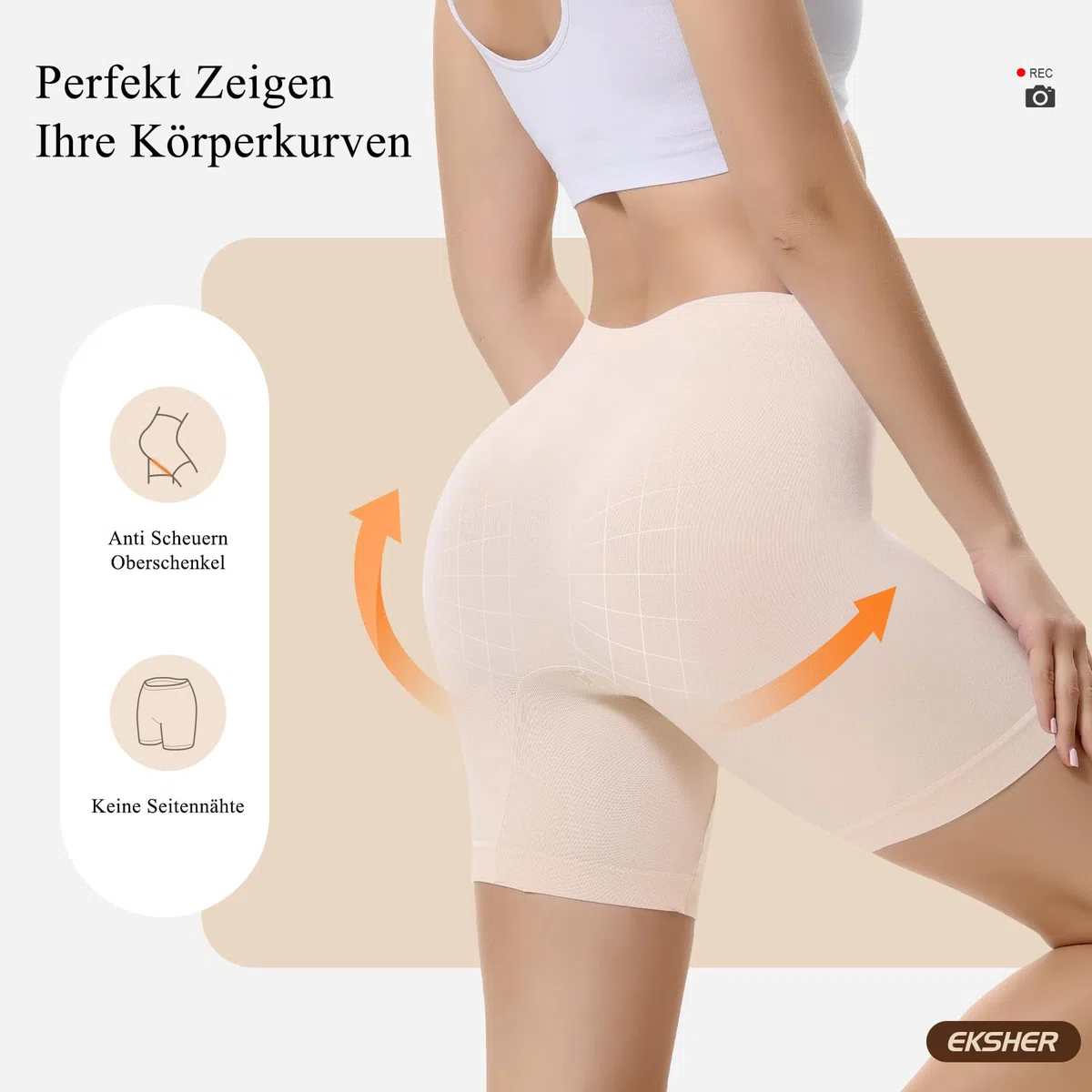 Pantaloncini Sottogonna Donna Antisfregamento Cosce Leggings Corti Vita Alta Shorts Elasticizzati Pacco da 3