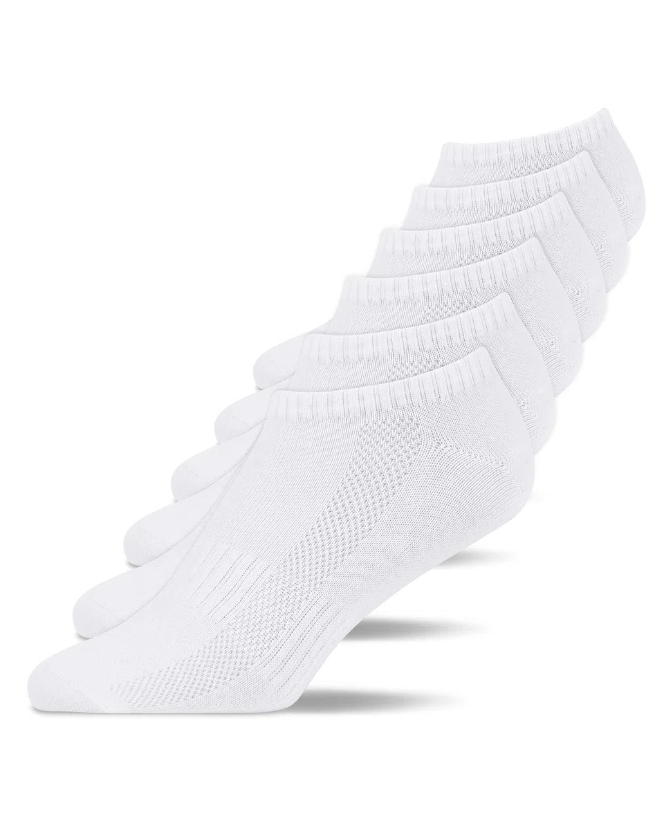 Snocks 6 Paia Calze Sneaker Traspiranti in Cotone Organico per Uomo e Donna - Taglie 35-50