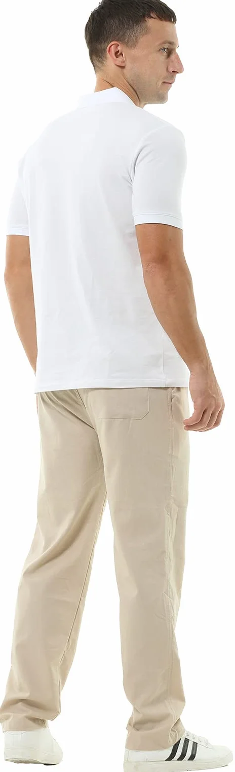 HOEREV Pantaloni Casual da Uomo in Lino