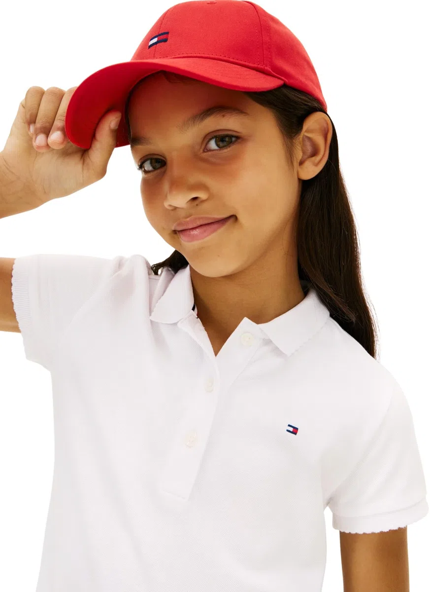 Tommy Hilfiger Essential Polo Dress Kg0kg08564 Vestiti Bambine e Ragazze (Pacco da 1)