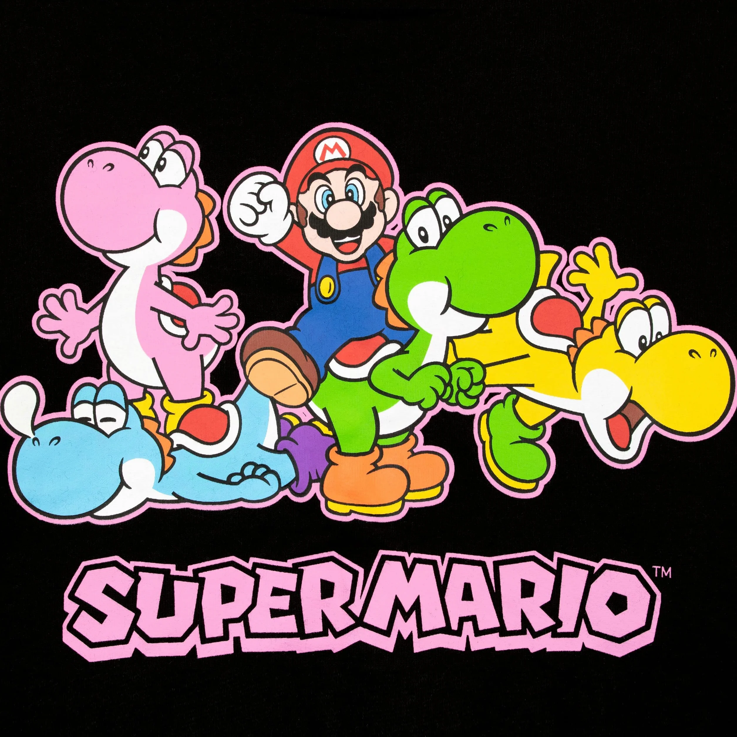 SUPER MARIO BROS Felpa da Gioco per Ragazze Gaming Felpe Cropped a Maniche Lunghe da Bambina