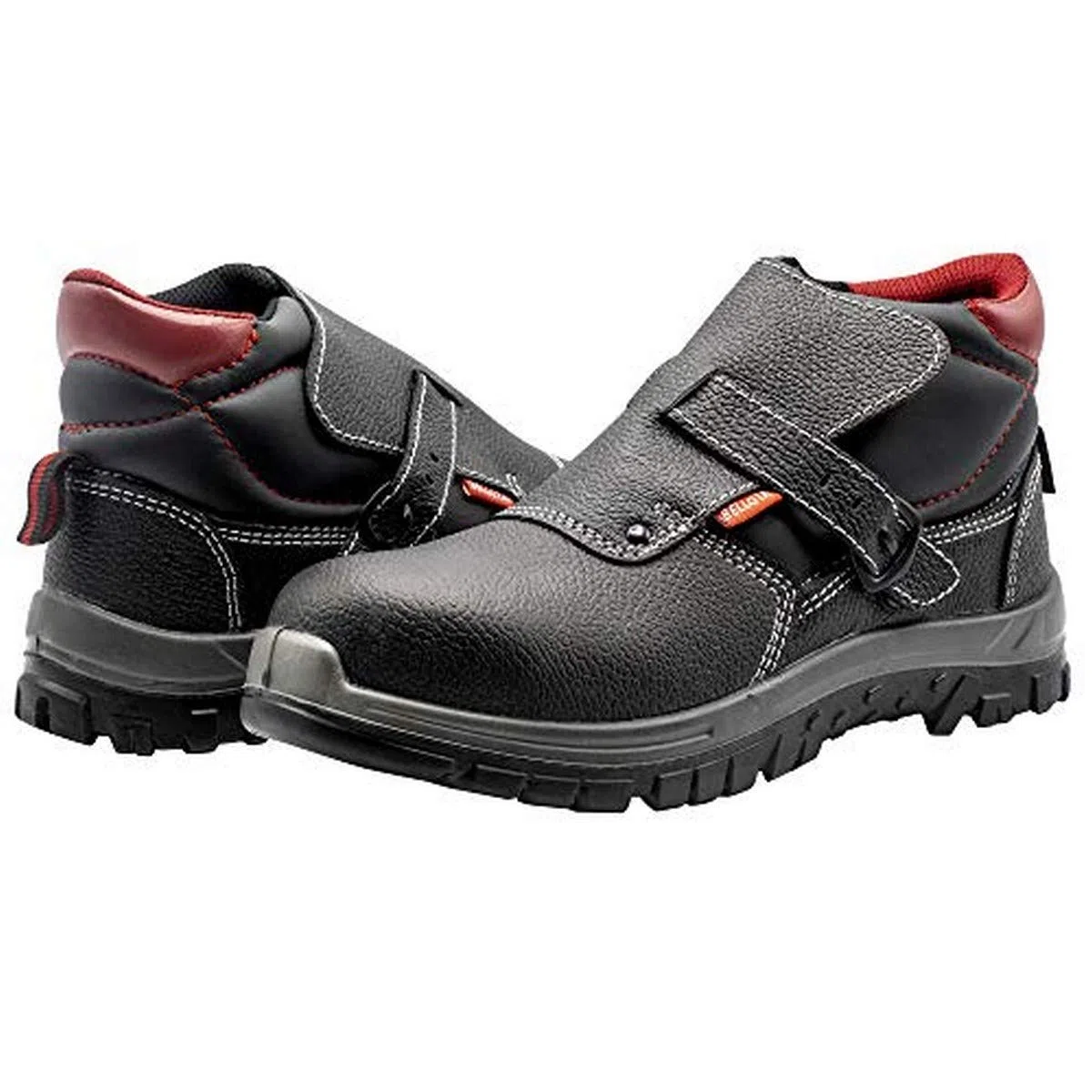 Bellota 72302-43 S3 - Bottes de Soudeur Classic S3 pour Homme et Femme, Chaussures de Sécurité en Cuir Hydrofuge pour Travaux de Soudage Industriel, avec à Ouverture Facile, Couleur Noire, Taille 43