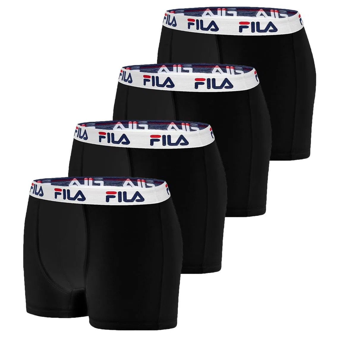 Fila Fila Boxer Fi/1bcx4/Fu5016 Boxer a Pantaloncino Uomo (Pacco da 4)