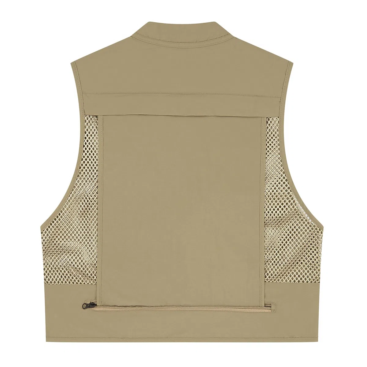 Ziker Gilet da donna in rete traspirante traforato da viaggio per fotografi e pesca con tasche