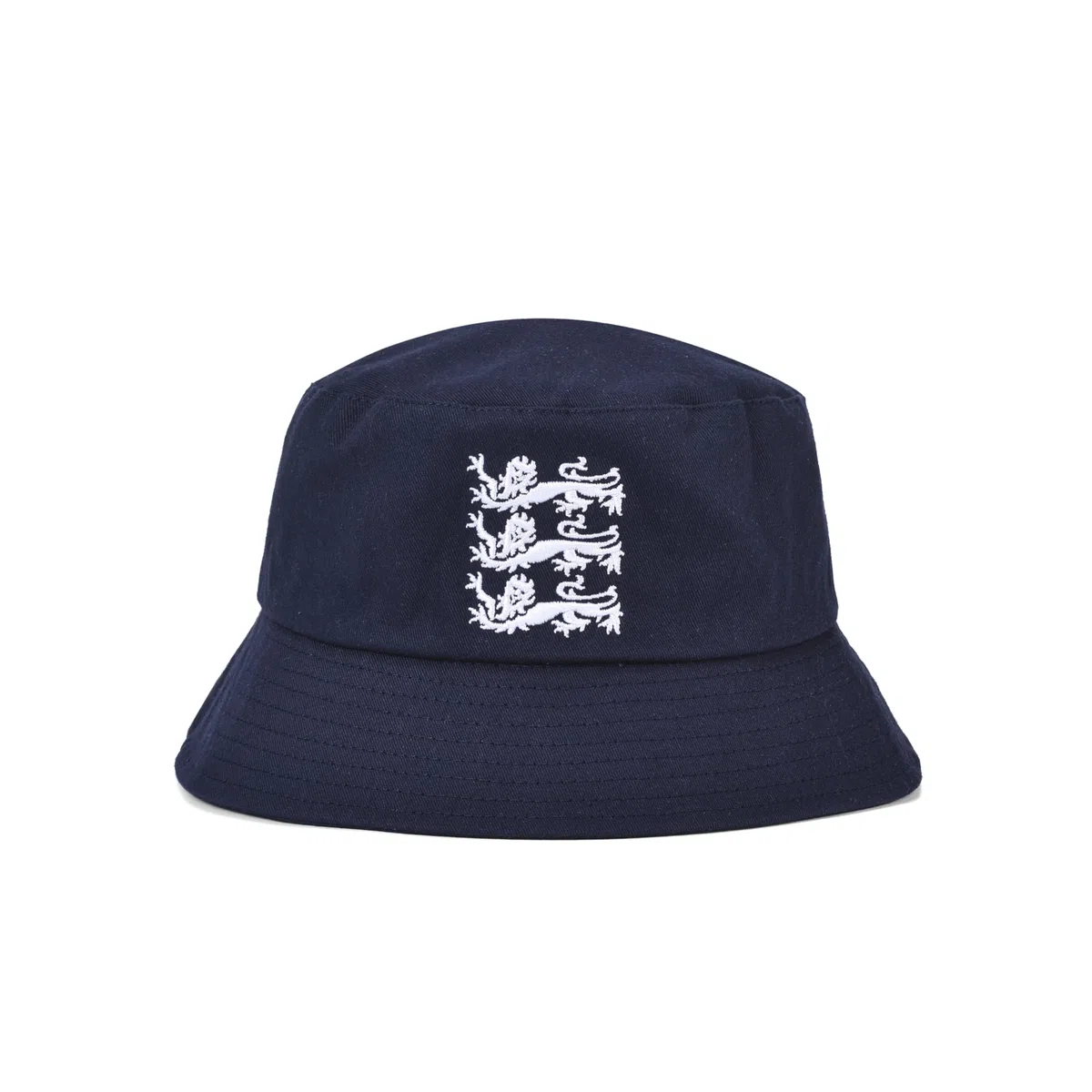 3 Lions England - Cappello tradizionale da pescatore per tifosi di calcio e cricket, colore: blu navy, blu navy, Taglia unica
