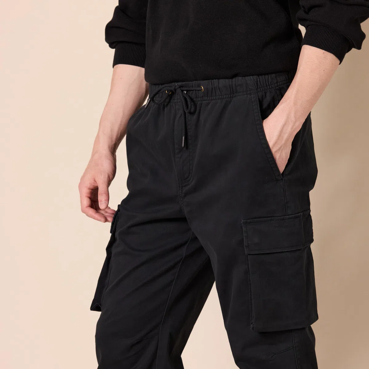Amazon Essentials Uomo Pantaloni Jogger Cargo con Coulisse in Vita dalla vestibilità Standard