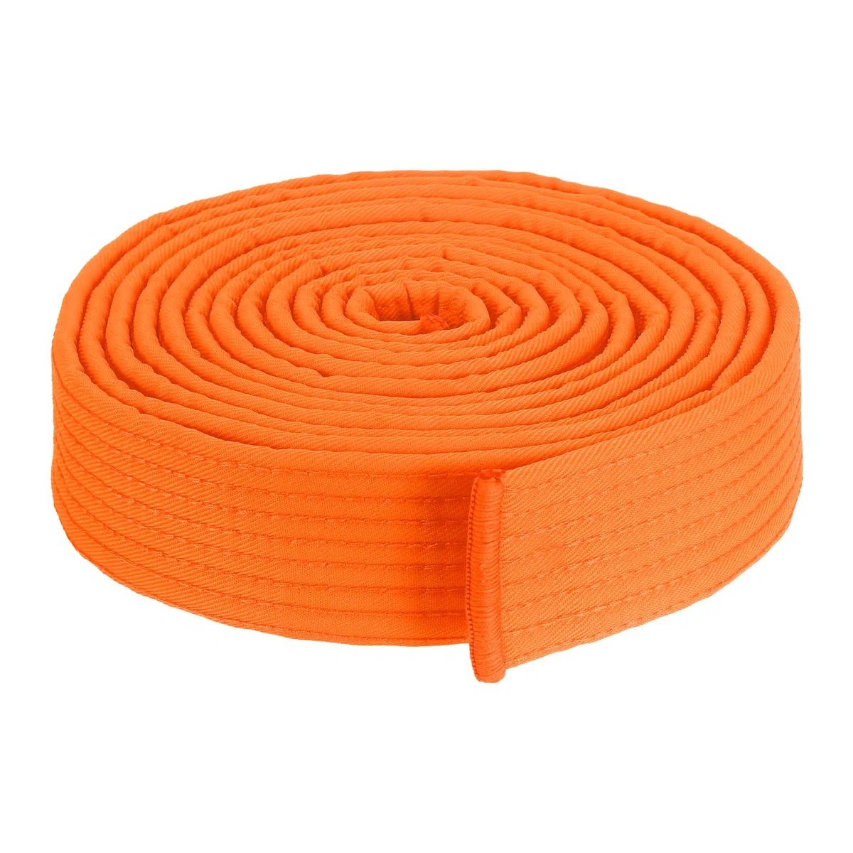 PATIKIL Cintura di Rango Colorata Taekwondo 1,6" x11,8 Piedi 3,6m, Cintura da Karate Judo Arti Marziali in Cotone per Insegnamento Allenatore, Arancione