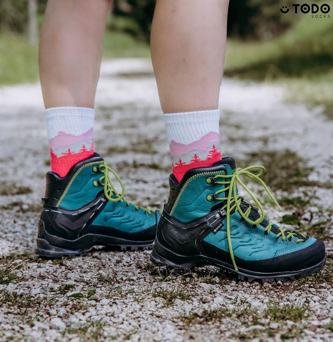 TODO Calzini da trekking BP -Black Peak- da uomo, donna, da trekking, Funzionali misto LANA MERINO, Traspiranti, Antibatterici, Outdoor
