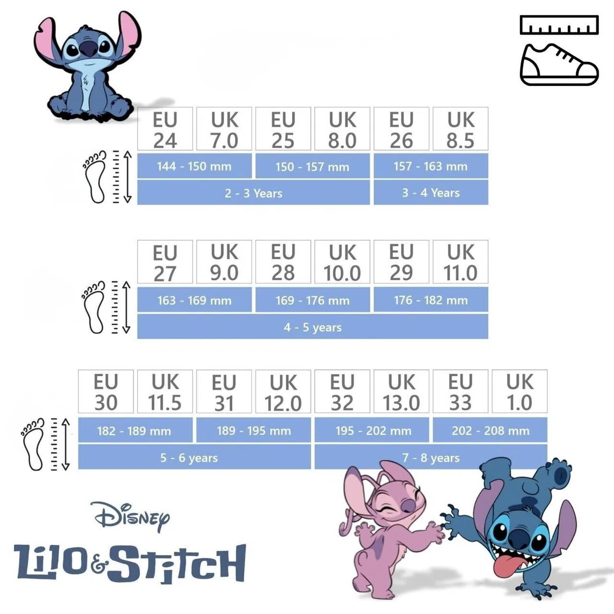 Leomil Lilo & Stitch Pantofole Female Ciabatte asilo Female, Adatte per la casa e la scuola materna
