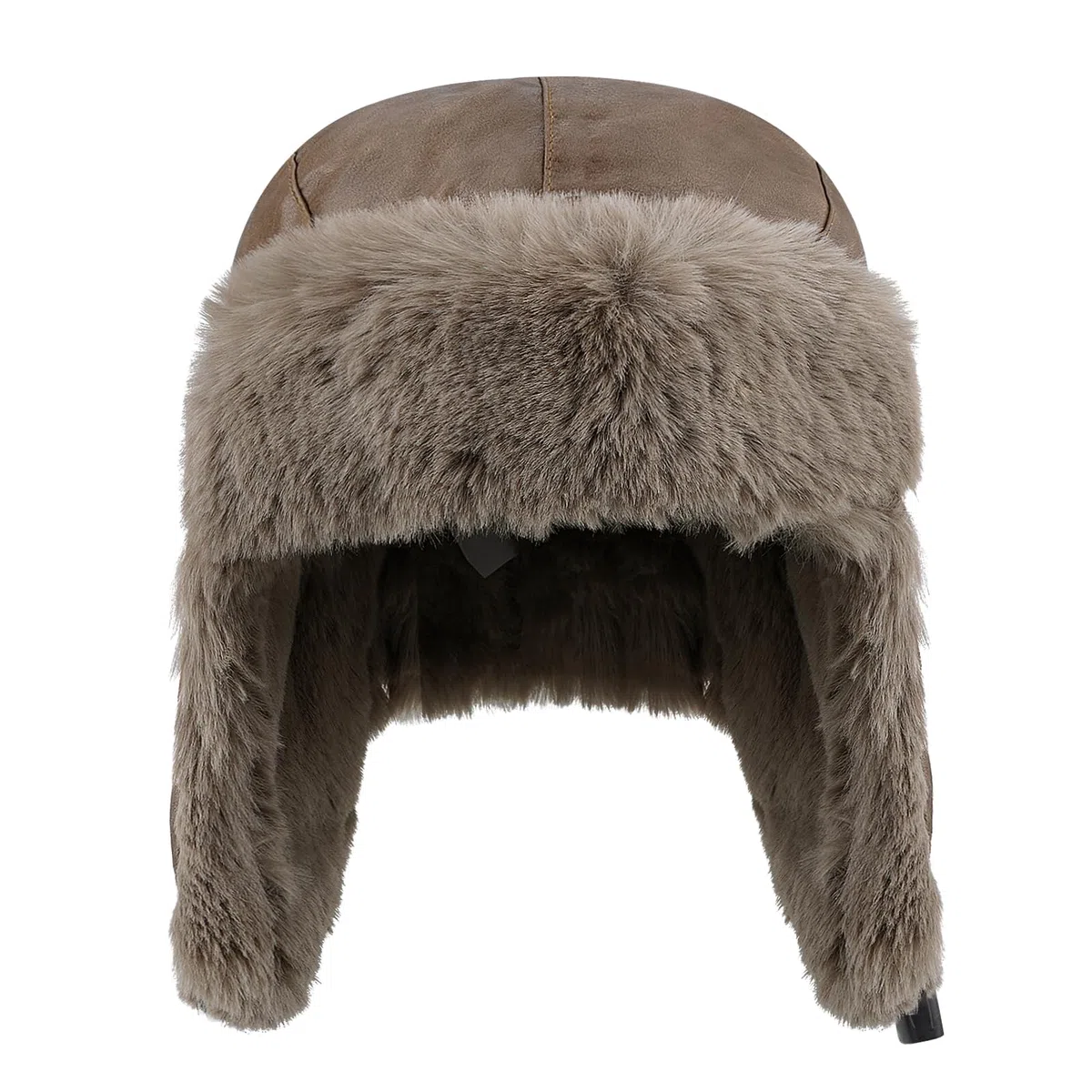 CLAPE Cappello Aviatore Uomo Donna Colbacco in Finta Pelle Cappello Caldo Invernale con Paraorecchie Impermeabile Cappello Ushanka
