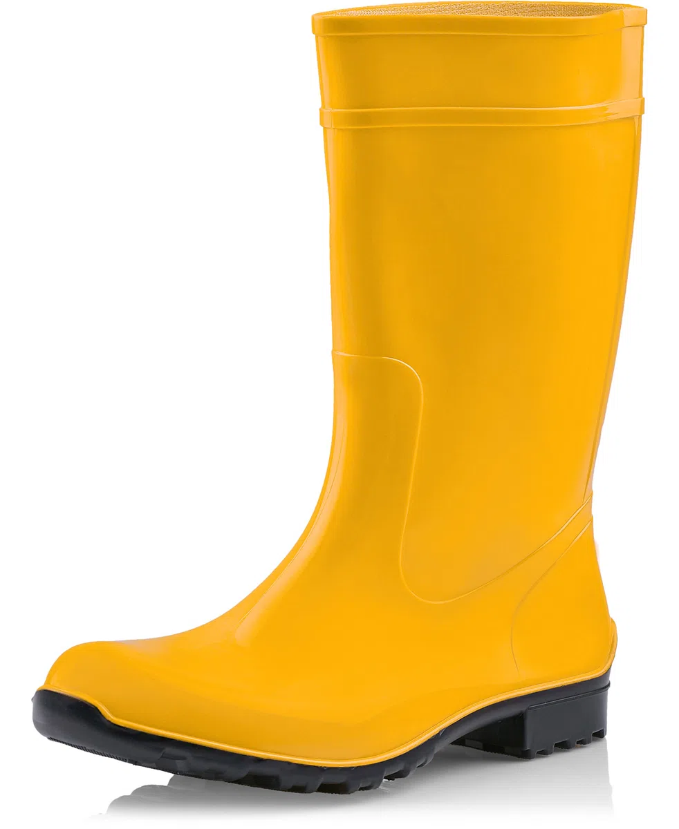 Ladeheid Stivali Pioggia Donna in PVC – Impermeabili, Robusti e Confortevoli, Stivali Gomma Alti Antiscivolo per la Pioggia, Facili da Pulire e Resistenti LA-967