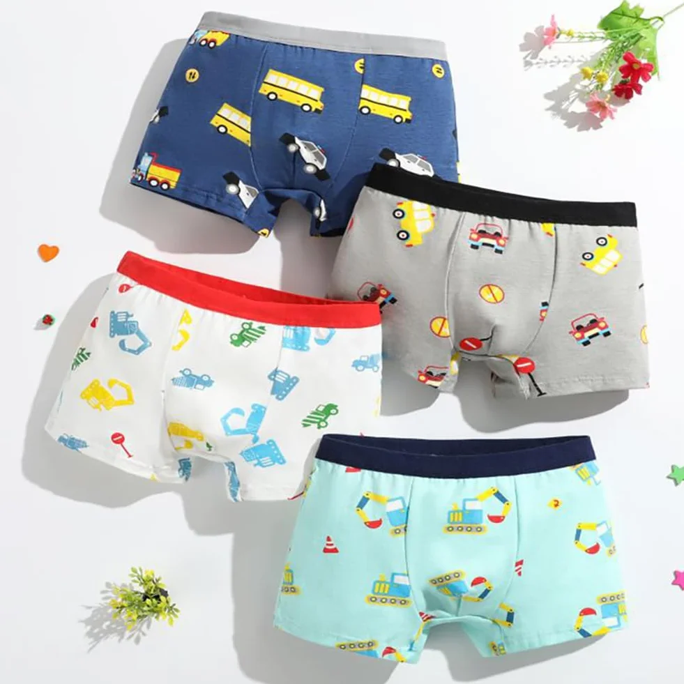 JackLoveBriefs 10 Pezzi Boxer Shorts Bambino 2-10 Anni
