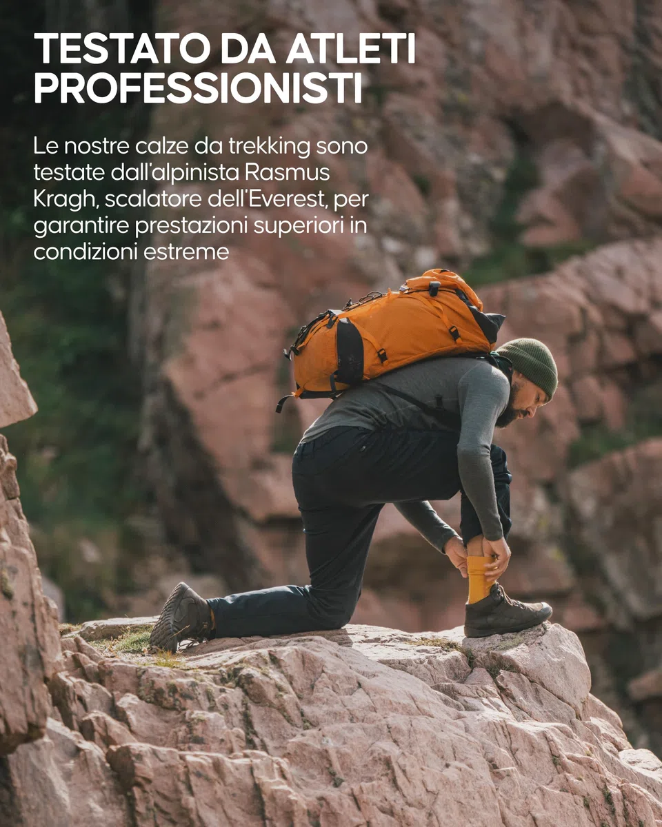 DANISH ENDURANCE Calzini Trekking Lana Merino, Uomo e Donna, Calze Termiche Lunghe, Medie e Corte, Traspiranti e Anti-Vesciche, Unisex, 3 Paia