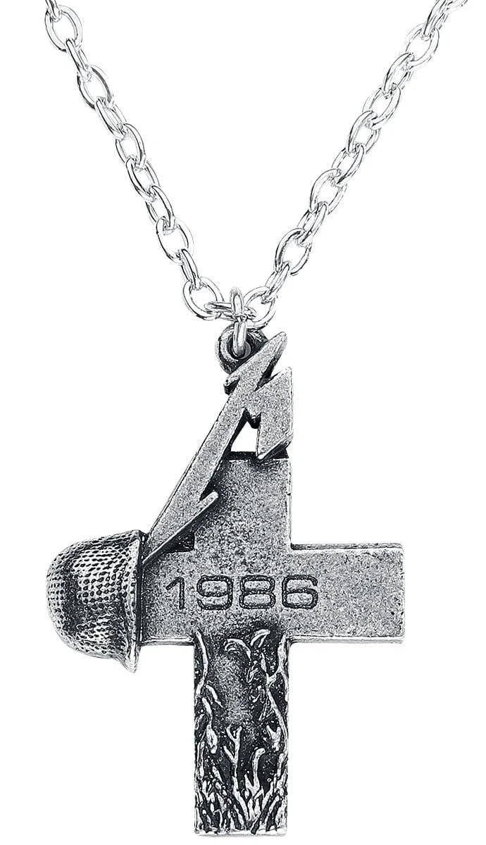 Metallica Master Of Puppets Unisex Collana colore argento