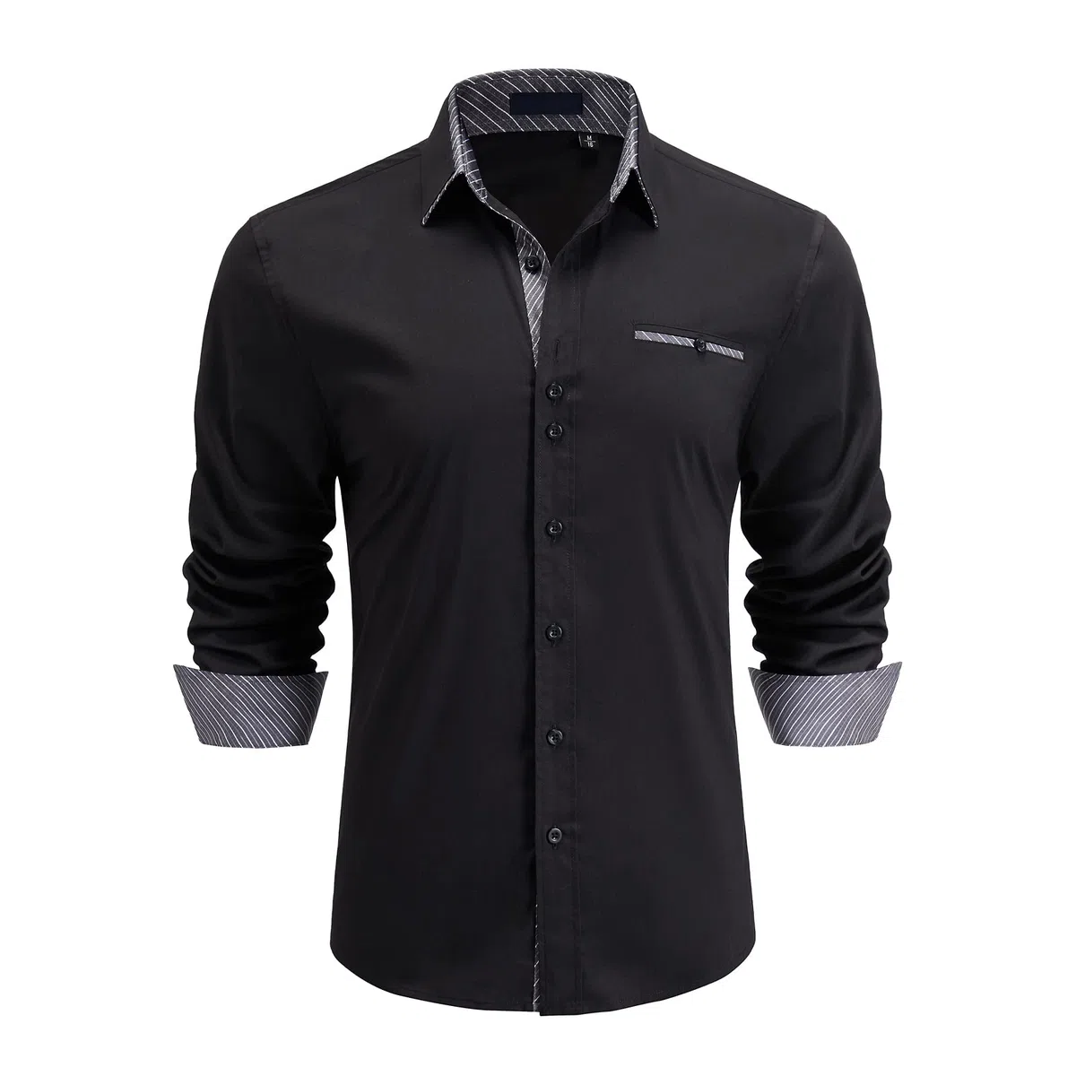 Enlision Camicie da Uomo Casual Camicia Elegante Maniche Lunghe Camicie Regolare Classiche Formal Camicia