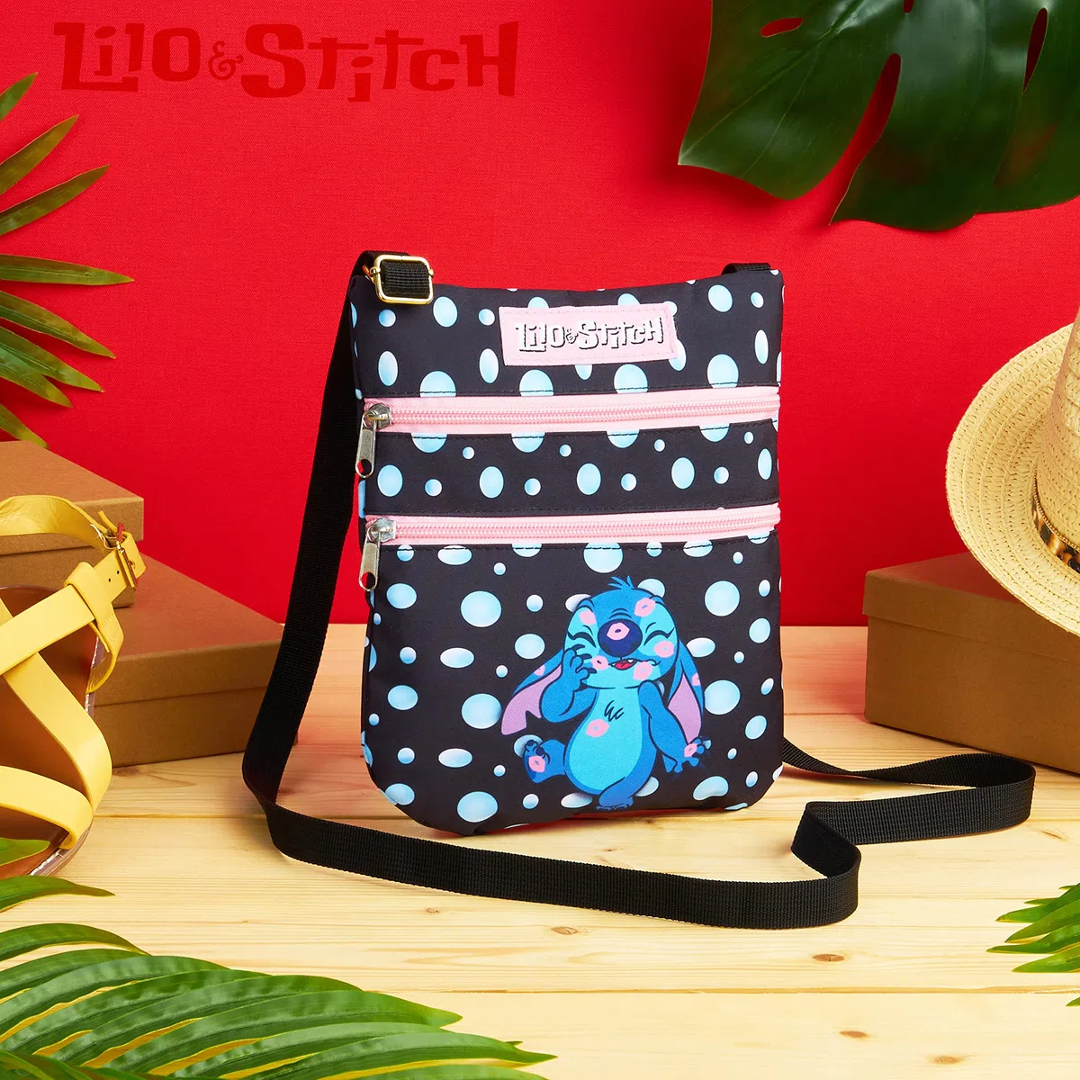 Disney Stitch Borsa Tracolla Bambina Adolescenti, Borsa Spalla Cinghia Lunga