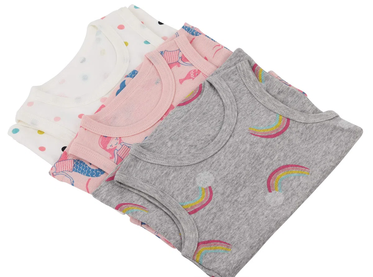 Ragazzi Canottiere Bambino Bambini Cotone Cartone Animato Canotte 3 Pezzi