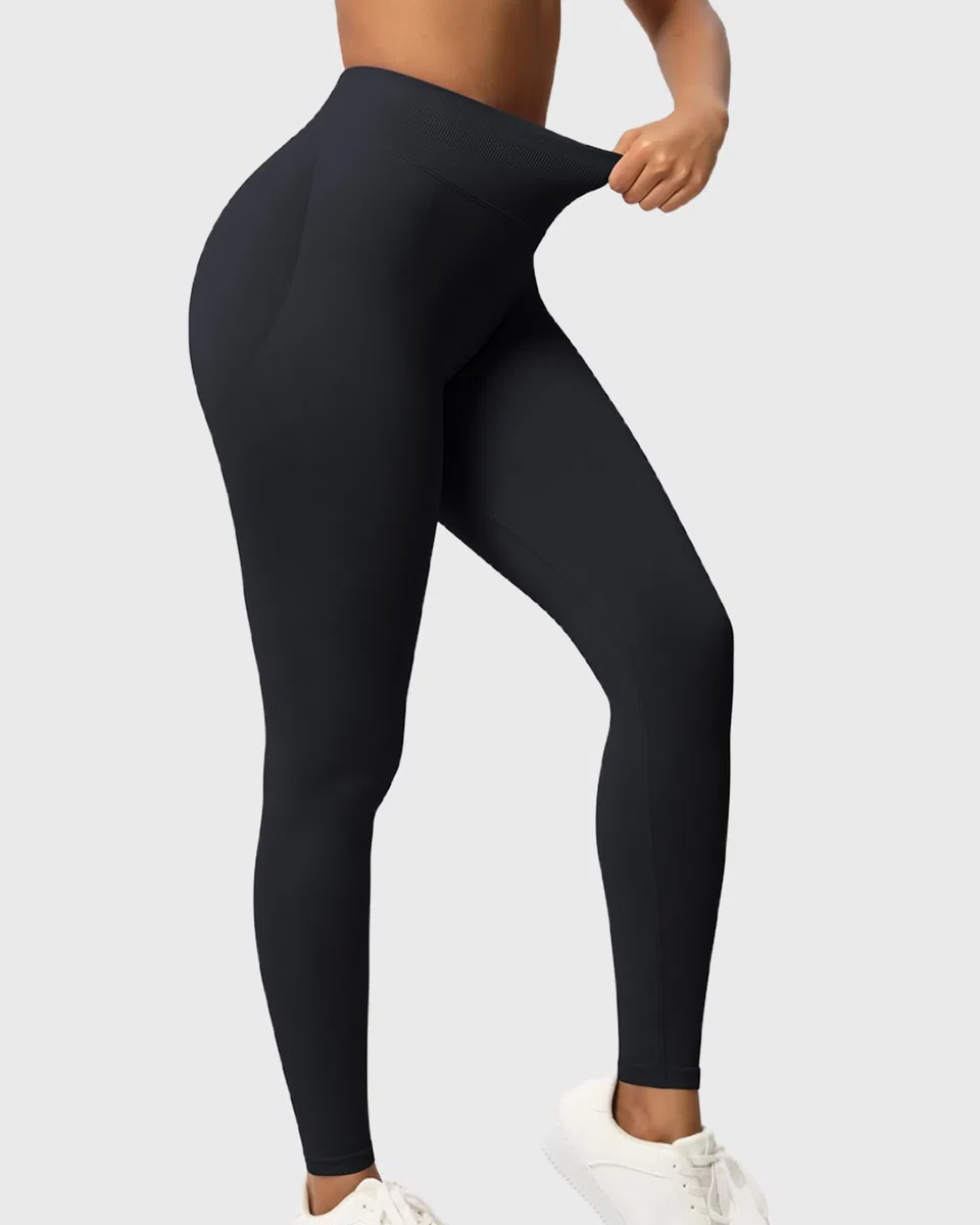 Pantaloni Sportivi da Donna Scrunch Butt Leggings Sportivi Pantaloni Lunghi per Il Sollevamento del Sedere a Vita Alta Pantaloni da Corsa Fitness Yoga Push Up Leggings