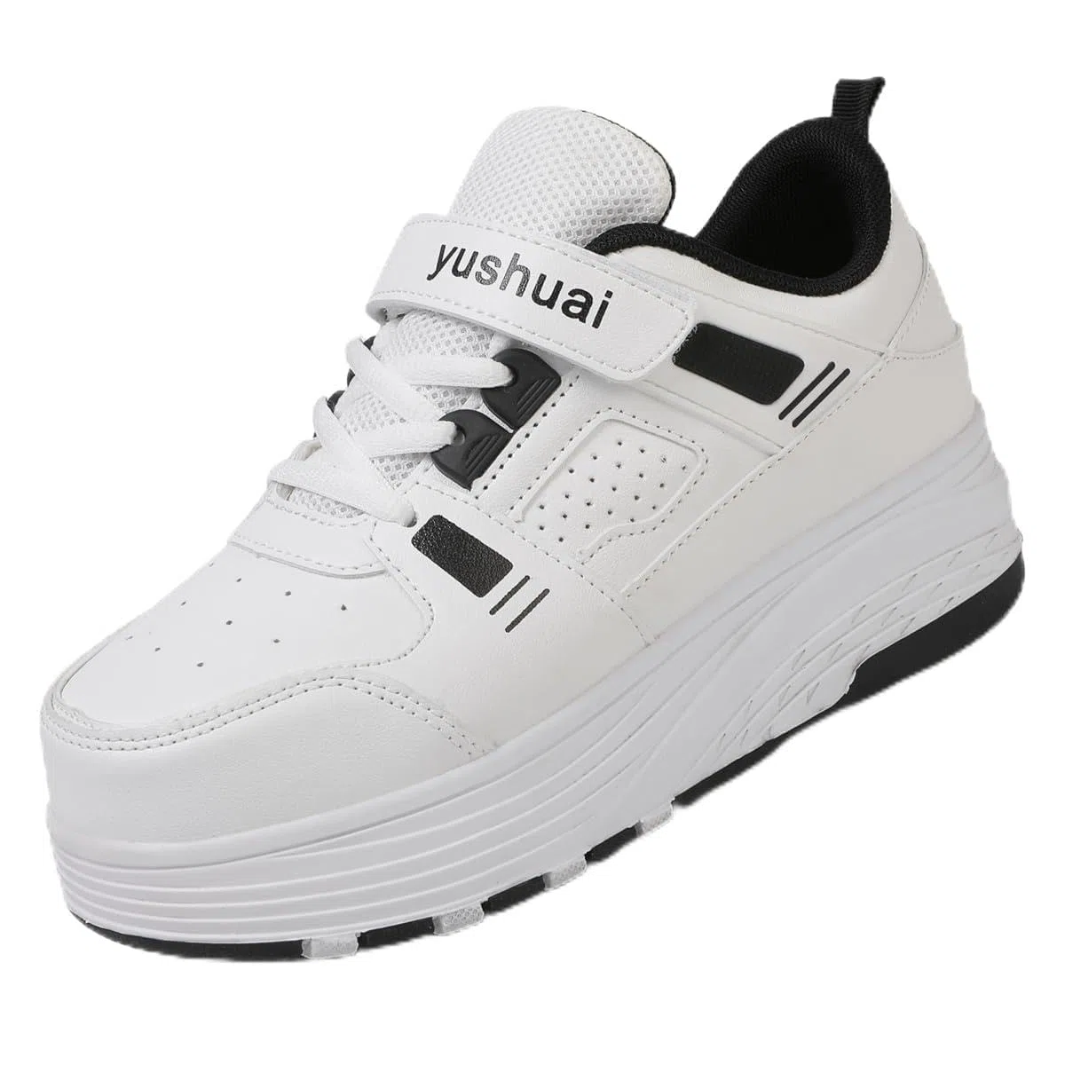 Scarpe con Rotelle per Bambini e Bambine Sneakers Sportive con 4 Ruote Retrattili Pattini da Skateboard Scarpe da Ginnastica Unisex per Esterno Taglie 32-40