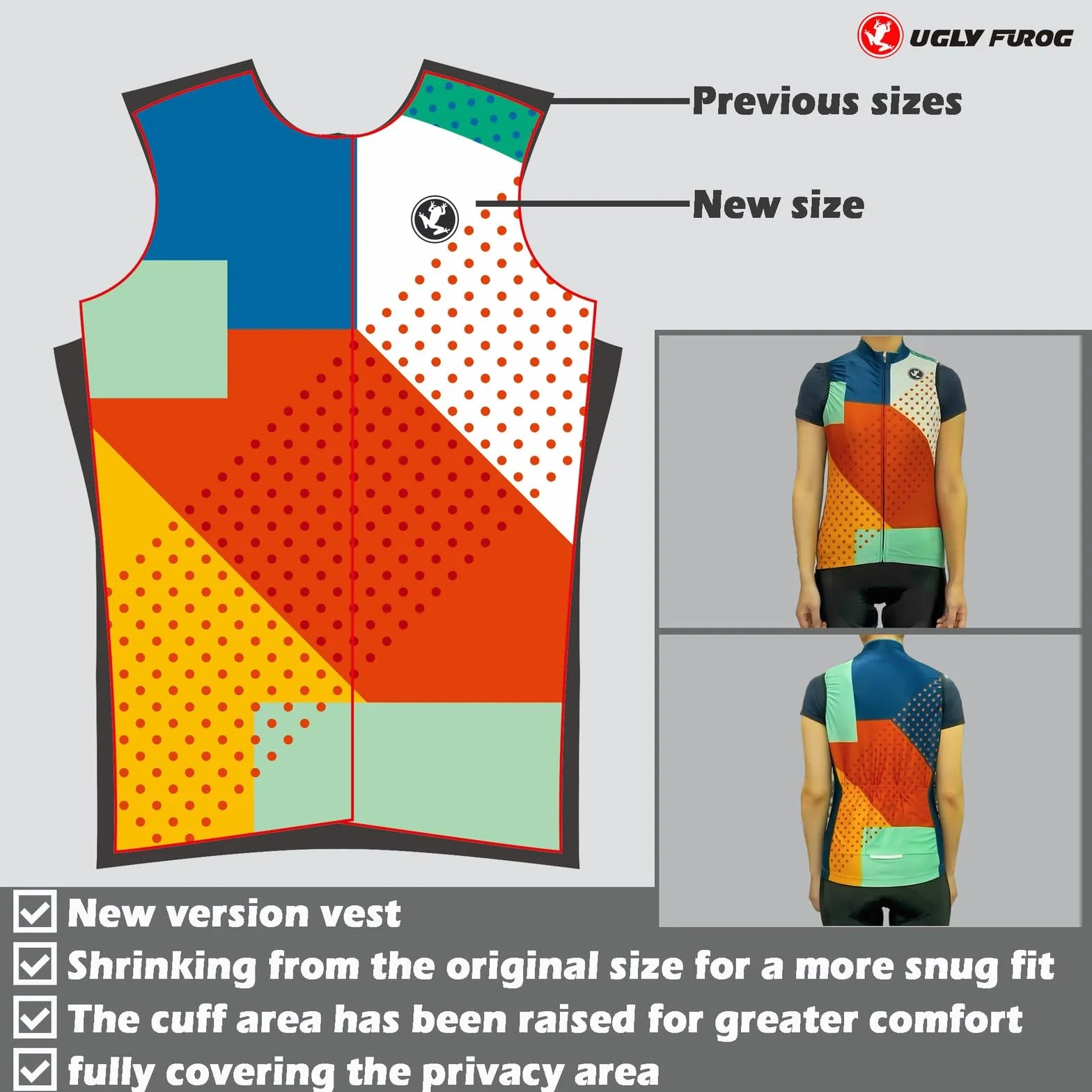 UGLY FROG Donna Ropa Ciclismo Bicicleta Jersey Ropa Ropa Ciclismo Carretera