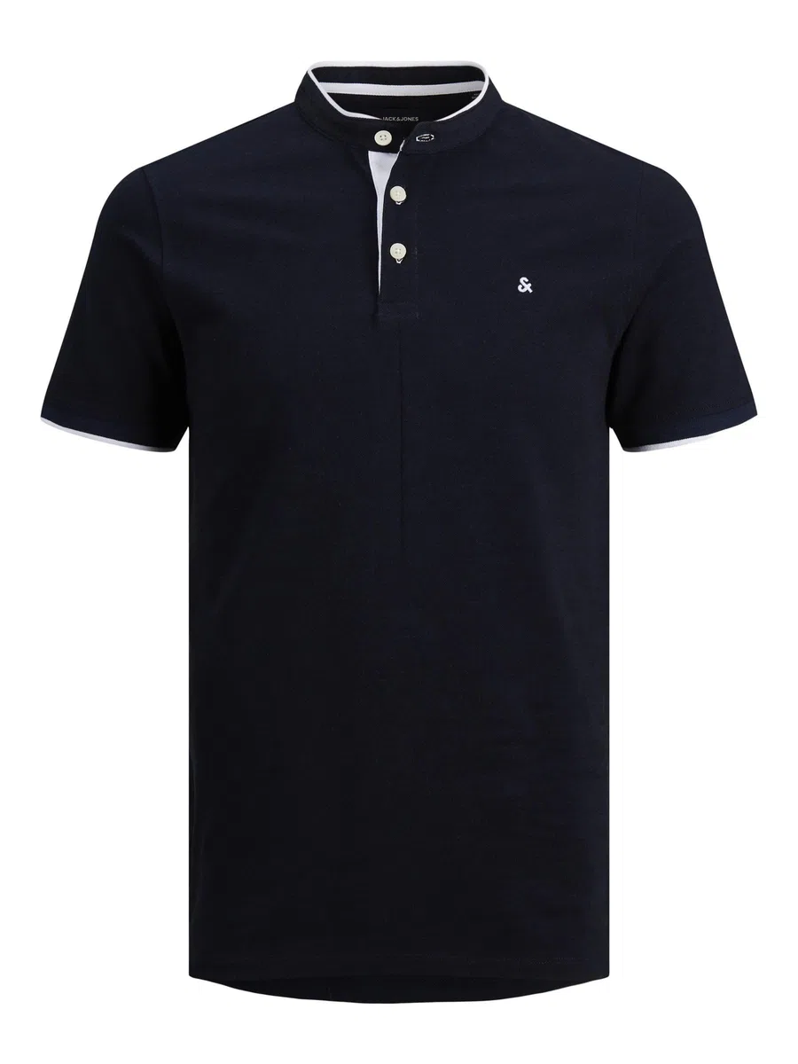 JACK & JONES Polo Plain Shirt Collar Polo