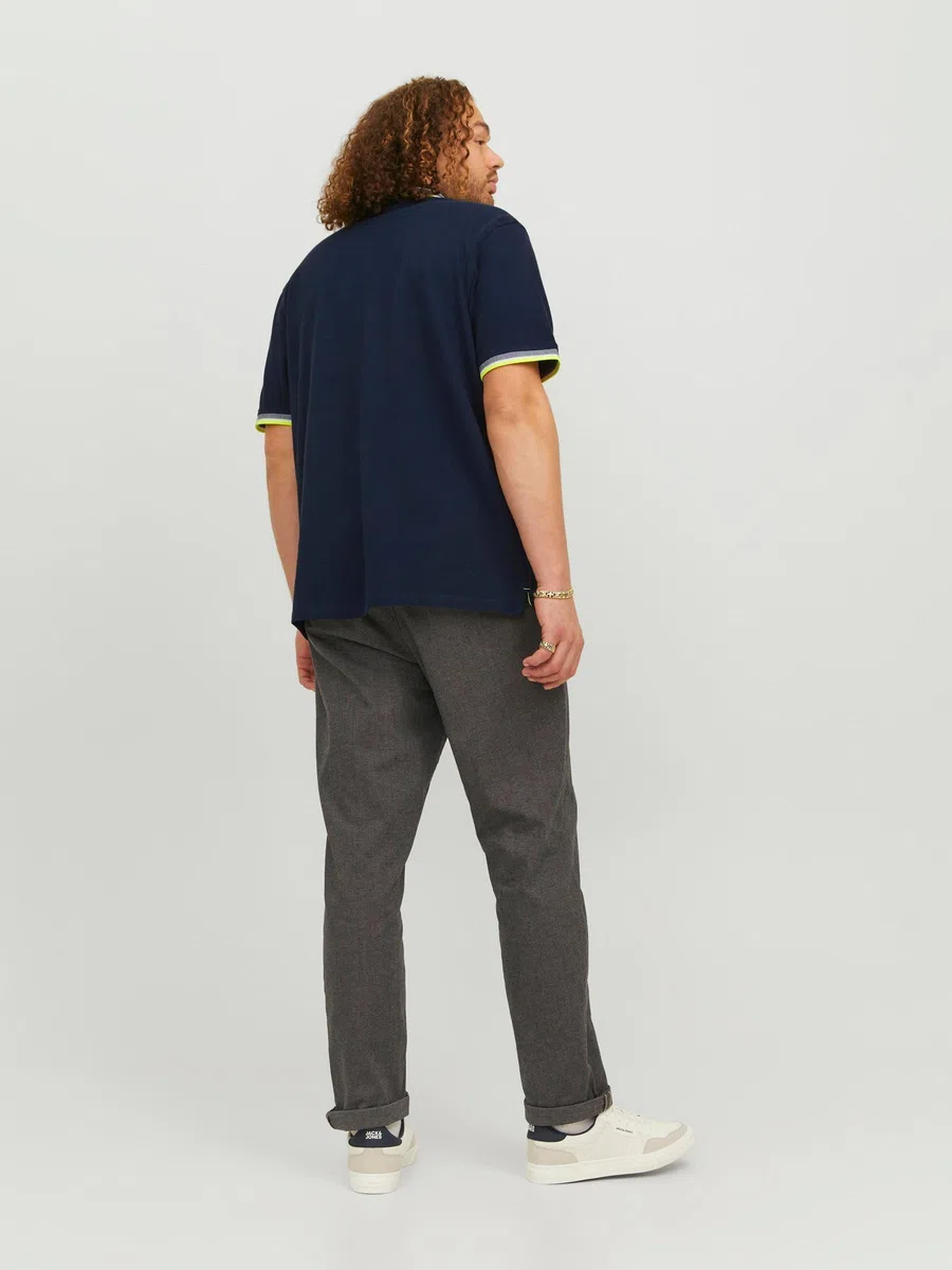 JACK & JONES Polo Plain Shirt Collar Polo