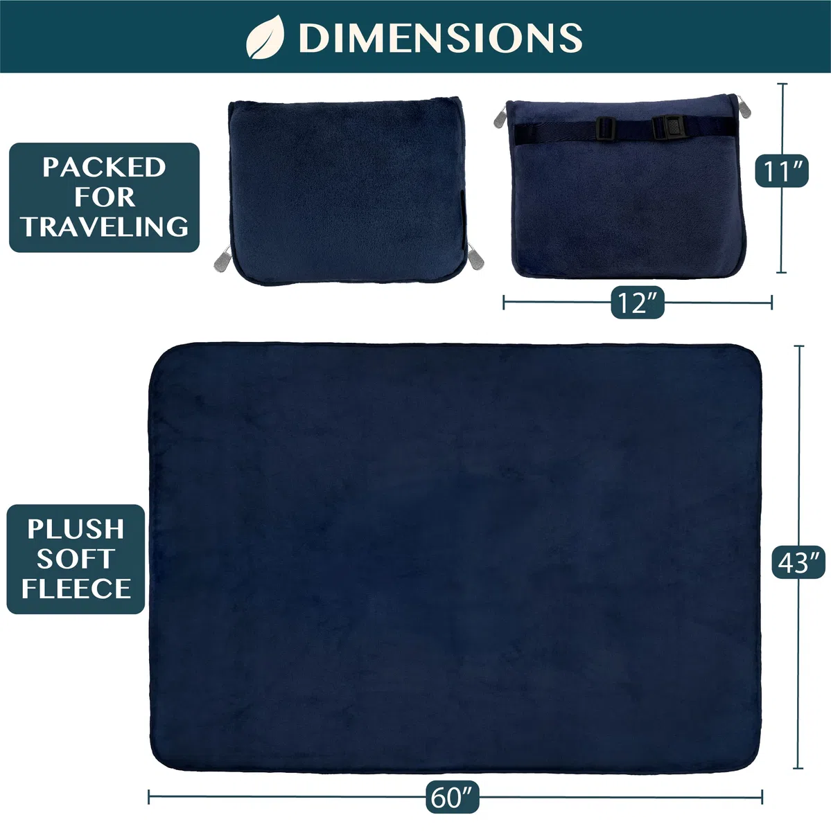 PAVILIA Cuscino per coperta da viaggio, morbida coperta da aereo, set combinato 2 in 1, coperta per aereo, compatta, pieghevole, cuscino essenziale per volo, accessorio regalo per viaggiatori,