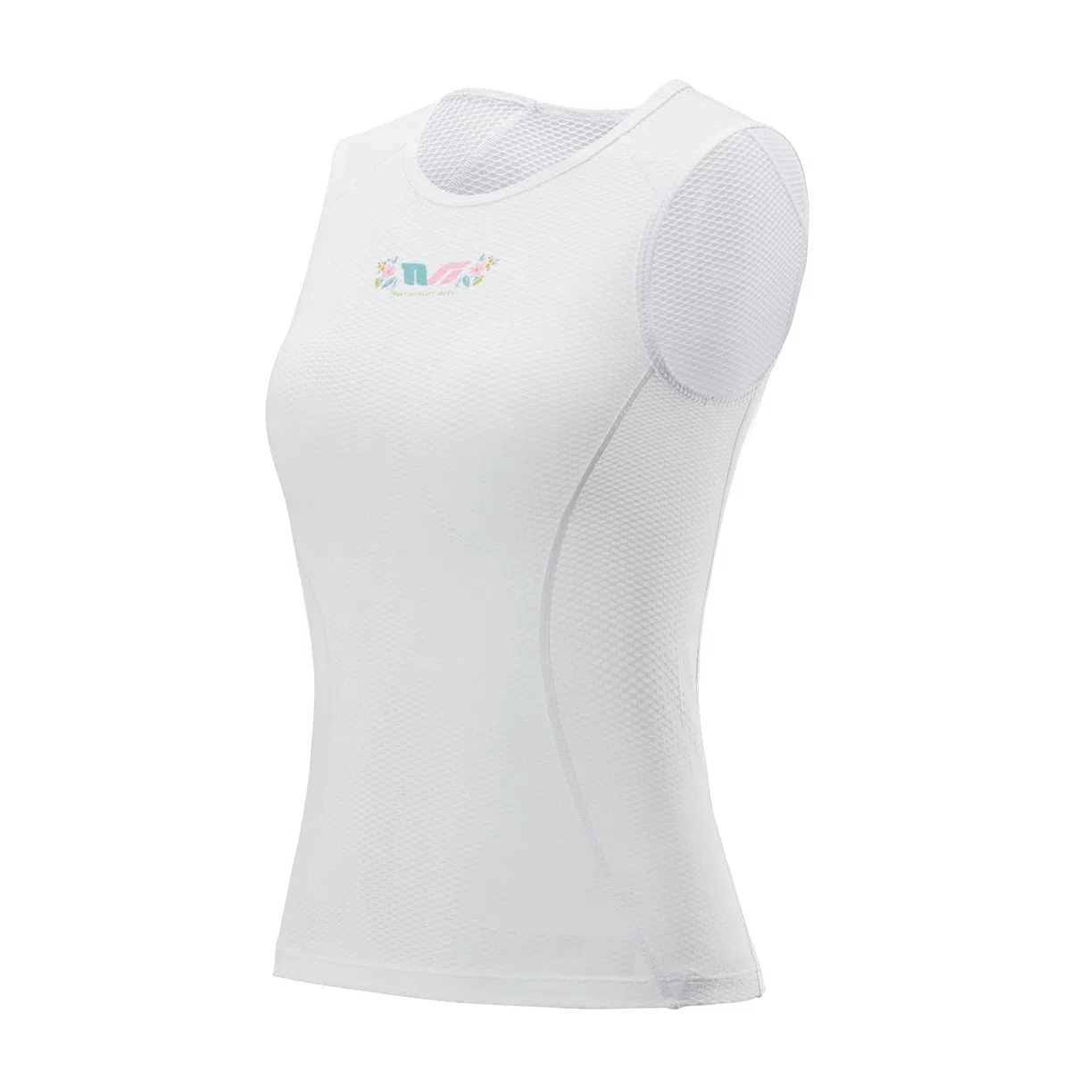 ROCKBROS Maglia Ciclismo Donna, Canotta Intimo Estivo, Maglia Senza Maniche Sportivo, Completo Bici Leggero, Canottiera Bicicletta Traspirante, Magliette per MTB, Arrampicata, Bianco