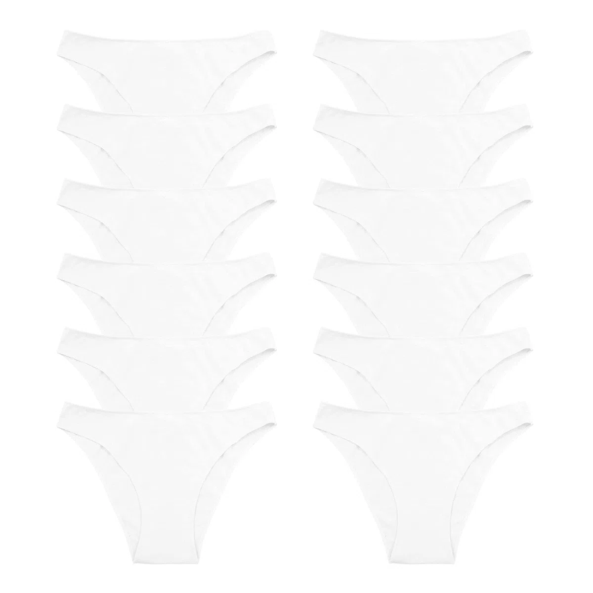 Toocool - Stock 12 Pezzi Slip Donna Mutandine Basic Elasticizzato Cotone Nuovo 170-12