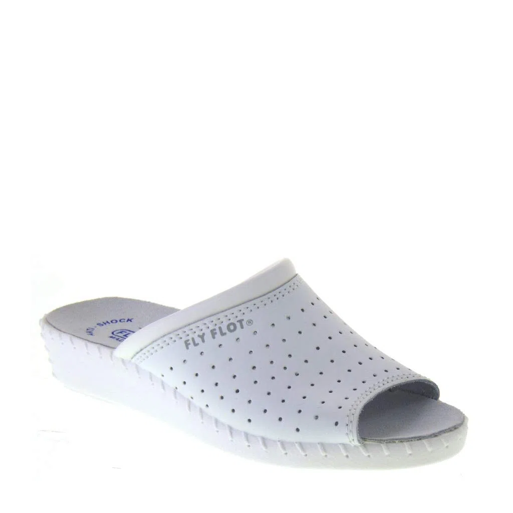 Fly Flot Antonimina, Ciabatte Donna In Pelle, Aperte, Con Sottopiede In Pelle Scamosciato Sandali a ciabattaDonna