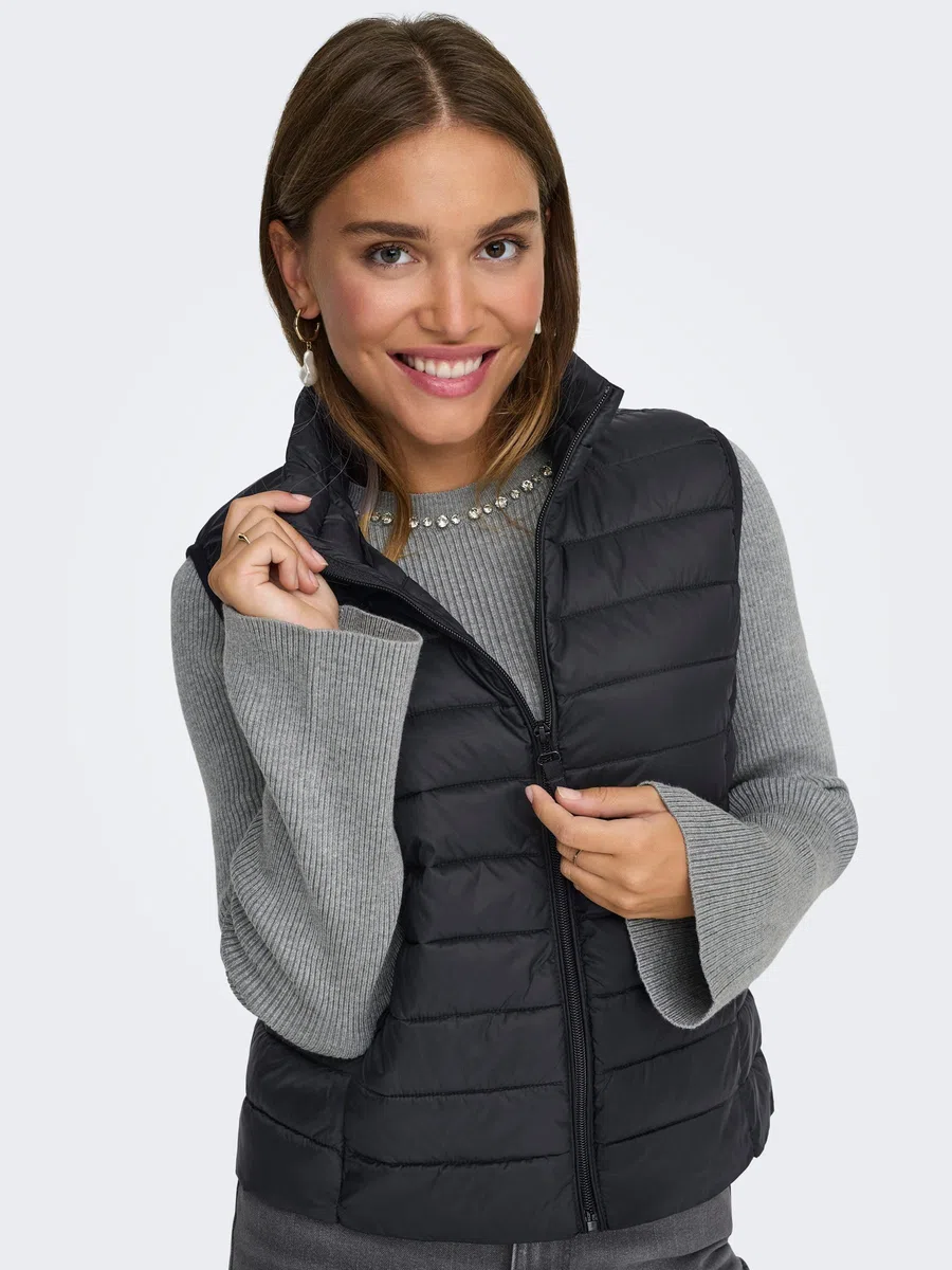 ONLY Onltahia Lw Quilted Waistcoat Otw Cc Otw Onltahia Lw Quilted Waistcoat Otw Cc Otw Donna (Pacco da 1)