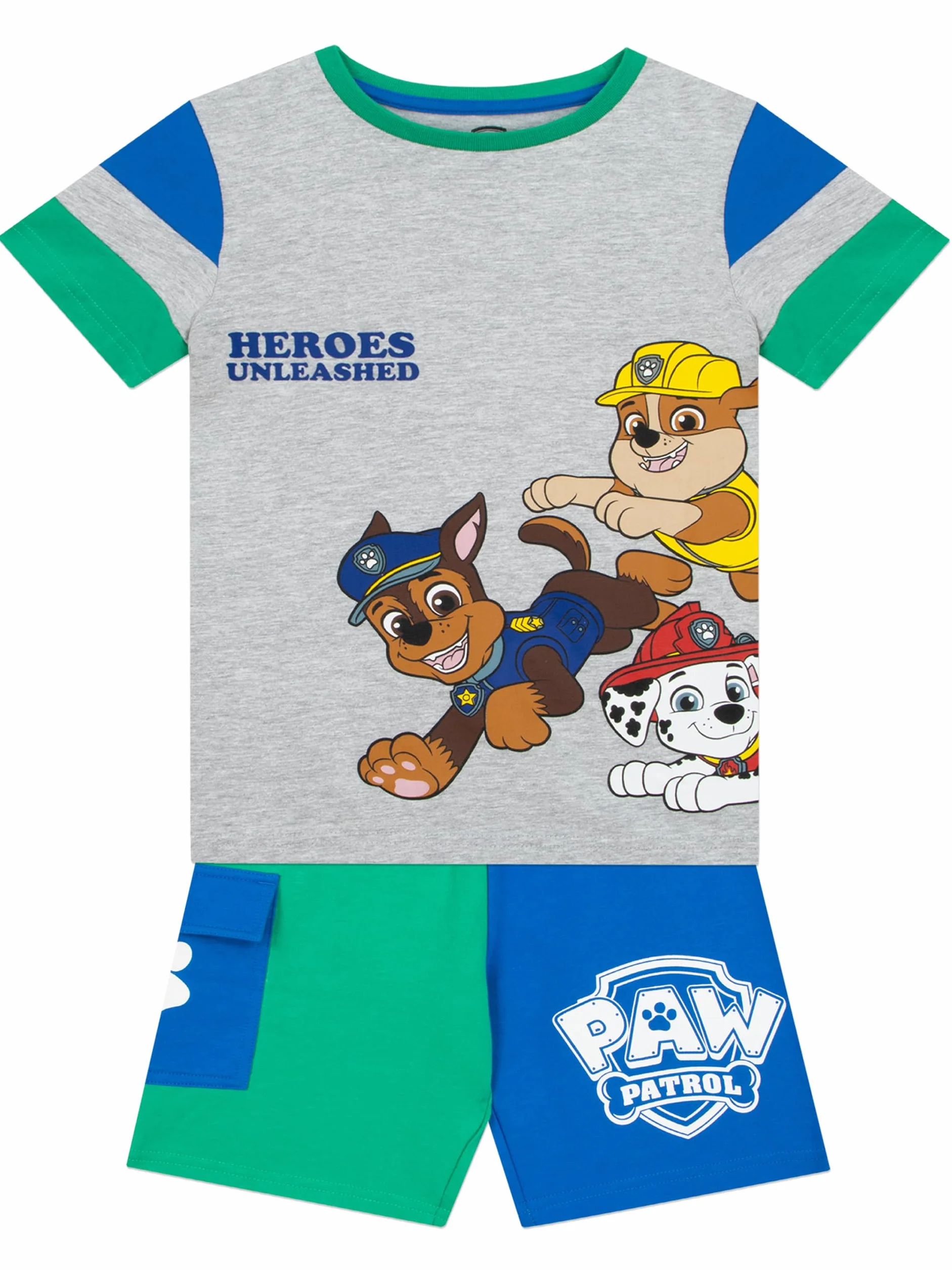 Paw Patrol Vestito Completo Pantaloncini E Maglietta Bambino | Completini E Coordinati Per Bambino