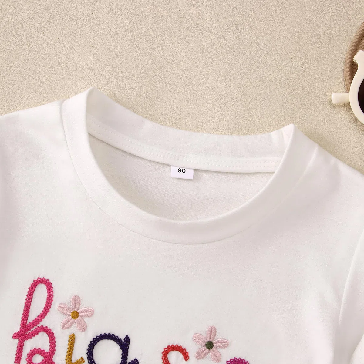 Big Sister Shirt Baby Annuncio per ragazze Tshirt con Big Sis Ricamo Bambino Promosso a Grande Sorella T-Shirt Dolce Ricamata Cotone Top Estate Manica Corta Camicie
