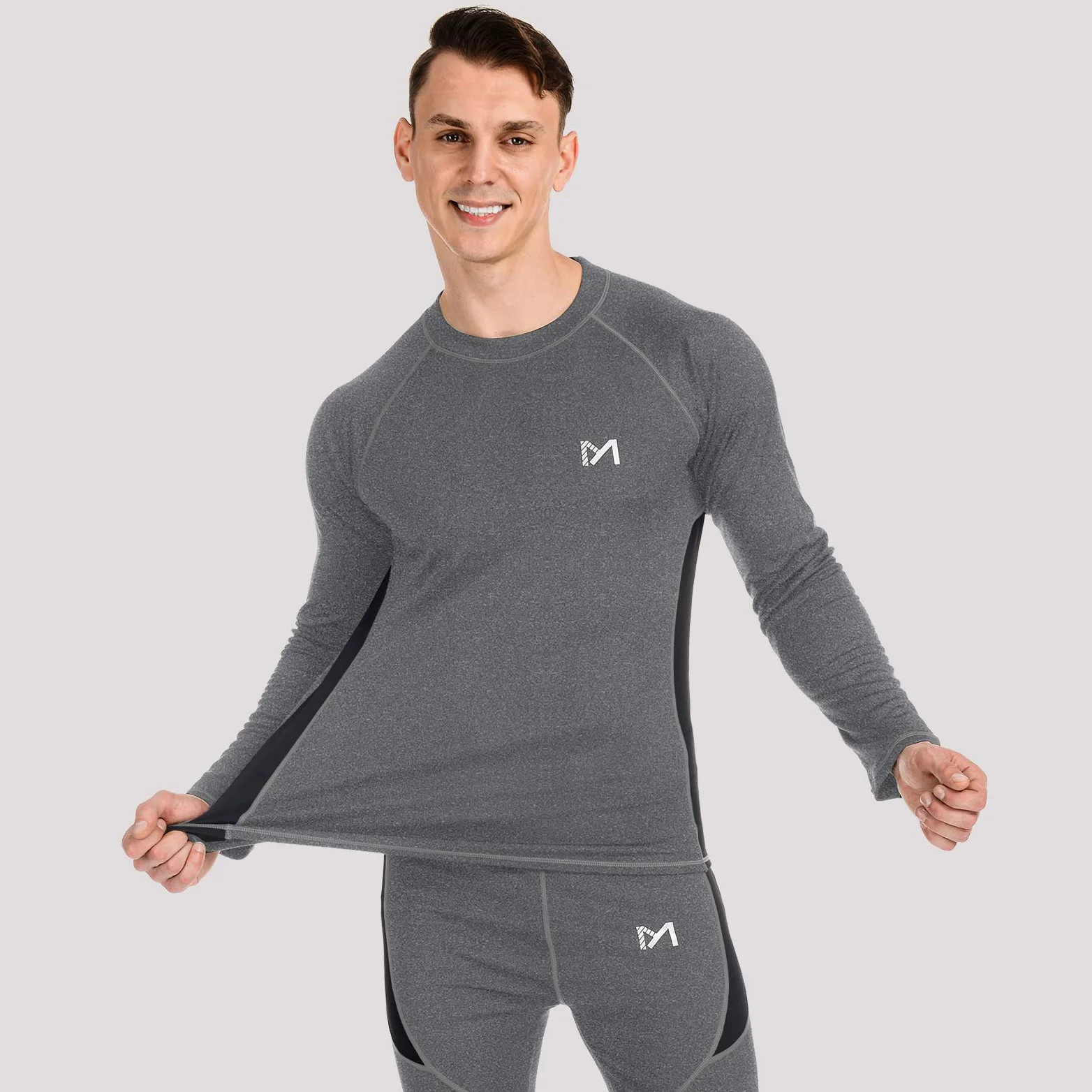 MEETYOO Thermounterwäsche Set Herren Biancheria Intima Termica Uomo