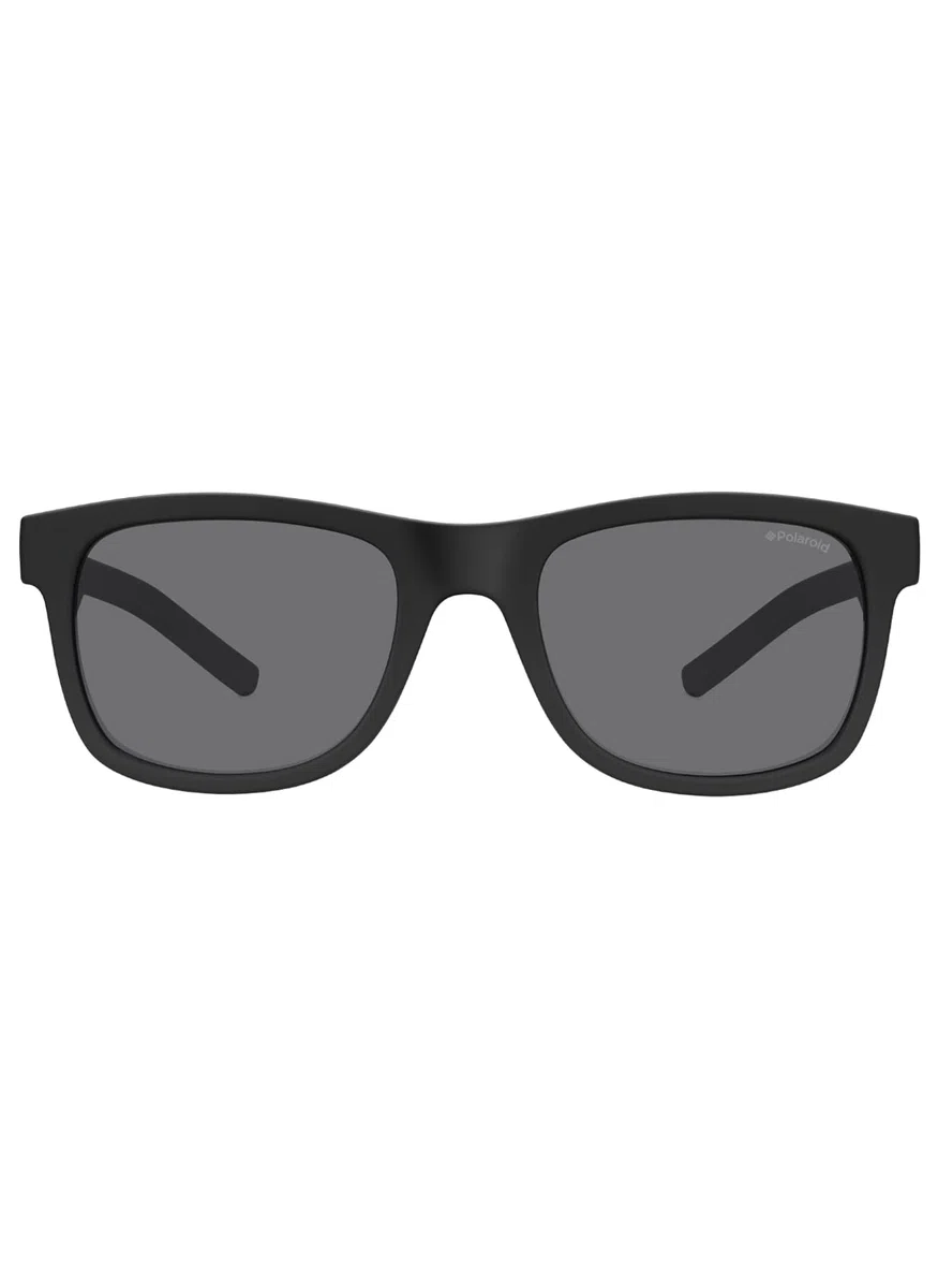 Polaroid, pld 8020/s occhiali da sole, Occhiali da sole bambini e ragazzi, rubber black, 46