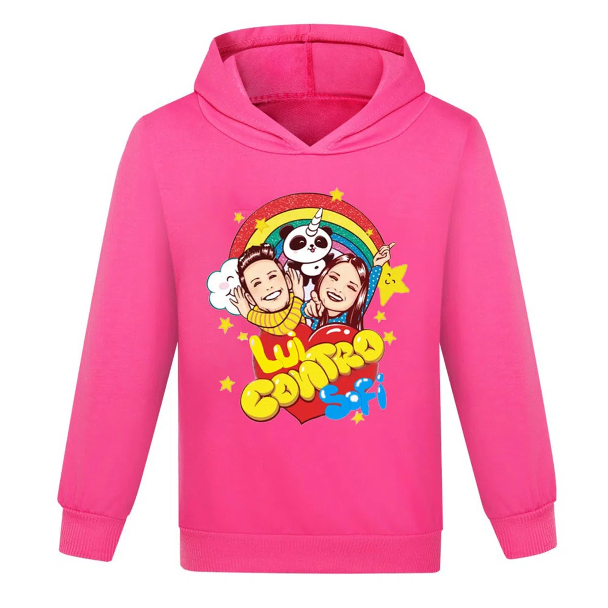 COOLGIRL Youtuber Ragazze dei Ragazzi con Cappuccio Top Set di Pantaloni con Cappuccio e Felpa Felpa con Cappuccio Cappuccio Sport All'Aperto Felpa