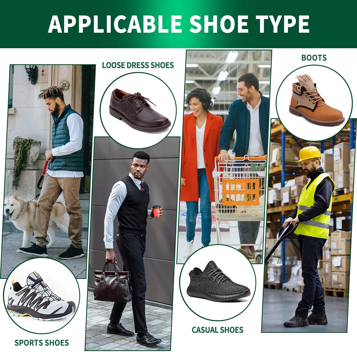 QBK Solette Scarpe Antinfortunistiche 3/4 Arco Alto Supporto Solette Ortopediche per Fascite Plantare Solette Anti Fascite Plantare per Piede Piatto Arco Alto e Sollievo Dolore, L
