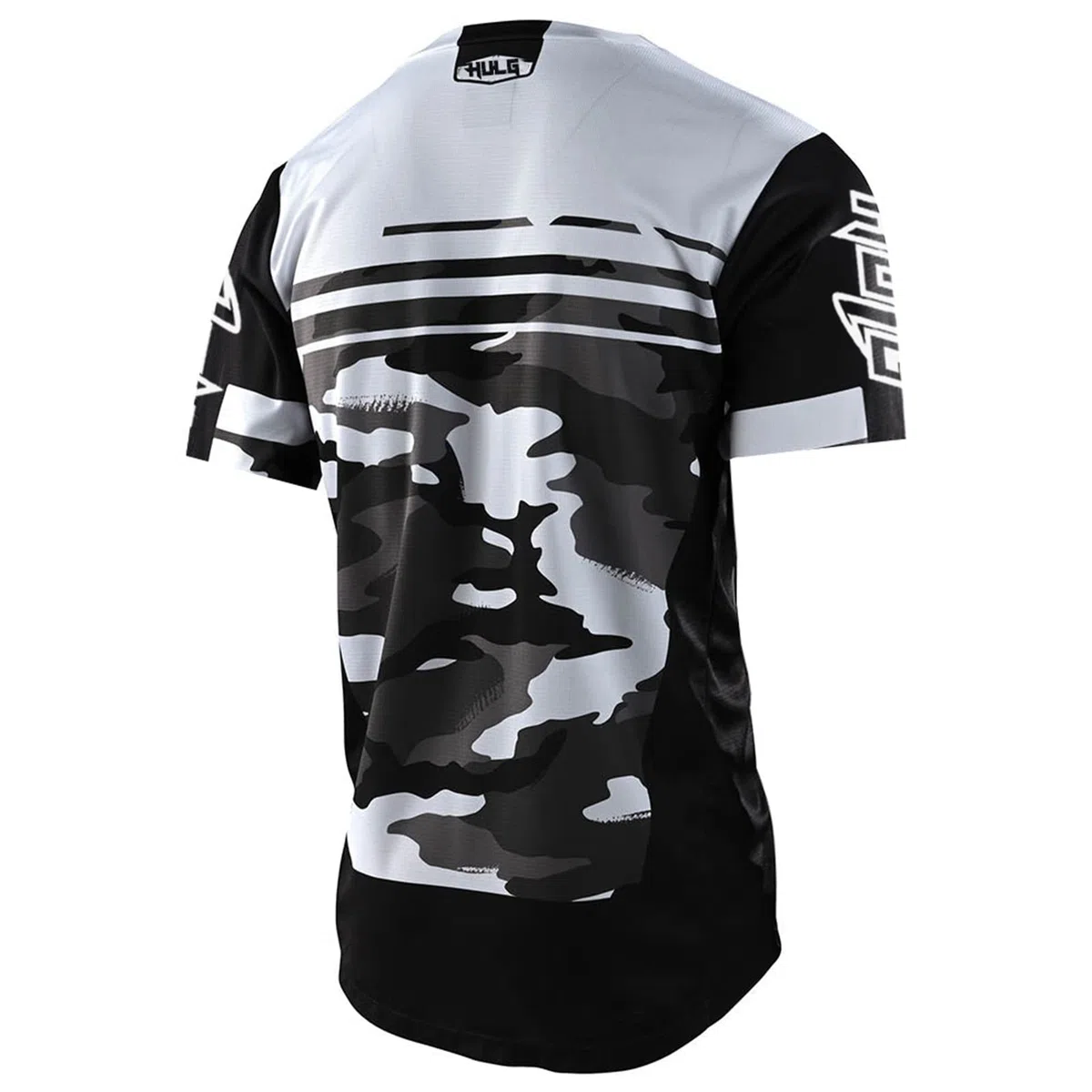 HULG MTB Tops Maglia da Ciclismo Manica Corta da Uomo, Comodae Leggera, Ad Asciugatura Rapida, Maglia Manica Corta da Ciclismo per MTB Road Bike/Multisport/Fitness