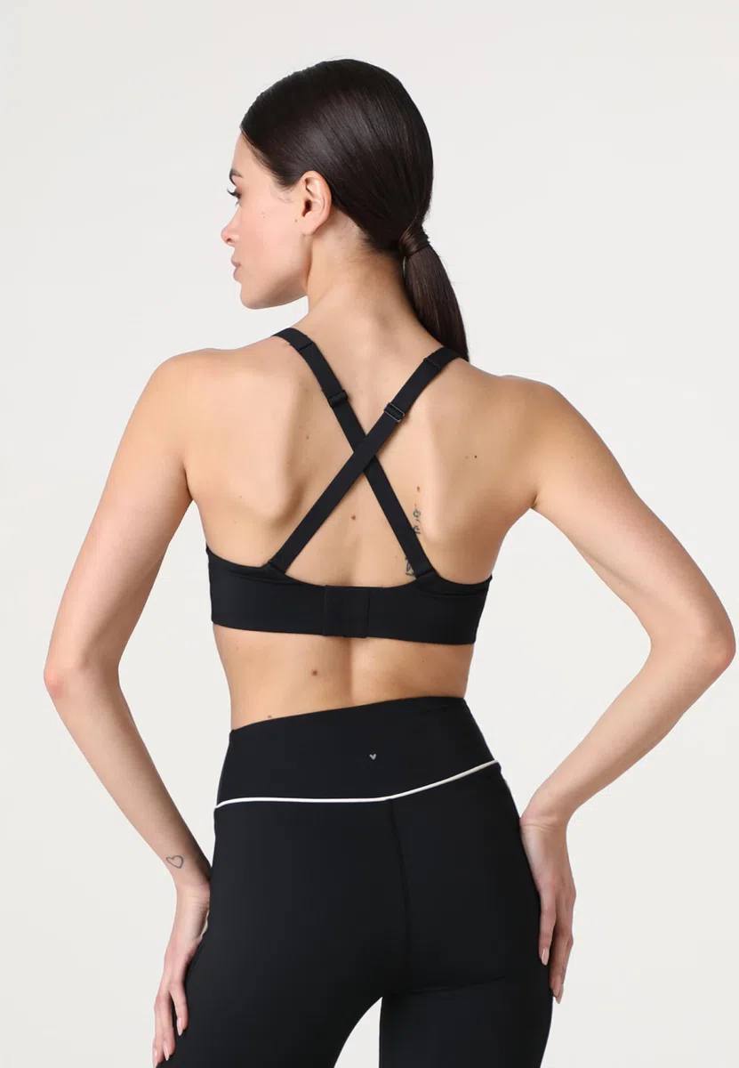 Lovable Sportivo -Top Brassière - Microfibra Modellante Senza Cuciture - Asciugatura Rapida, Sport Alto Impatto-Active Comfort Reggiseno Donna