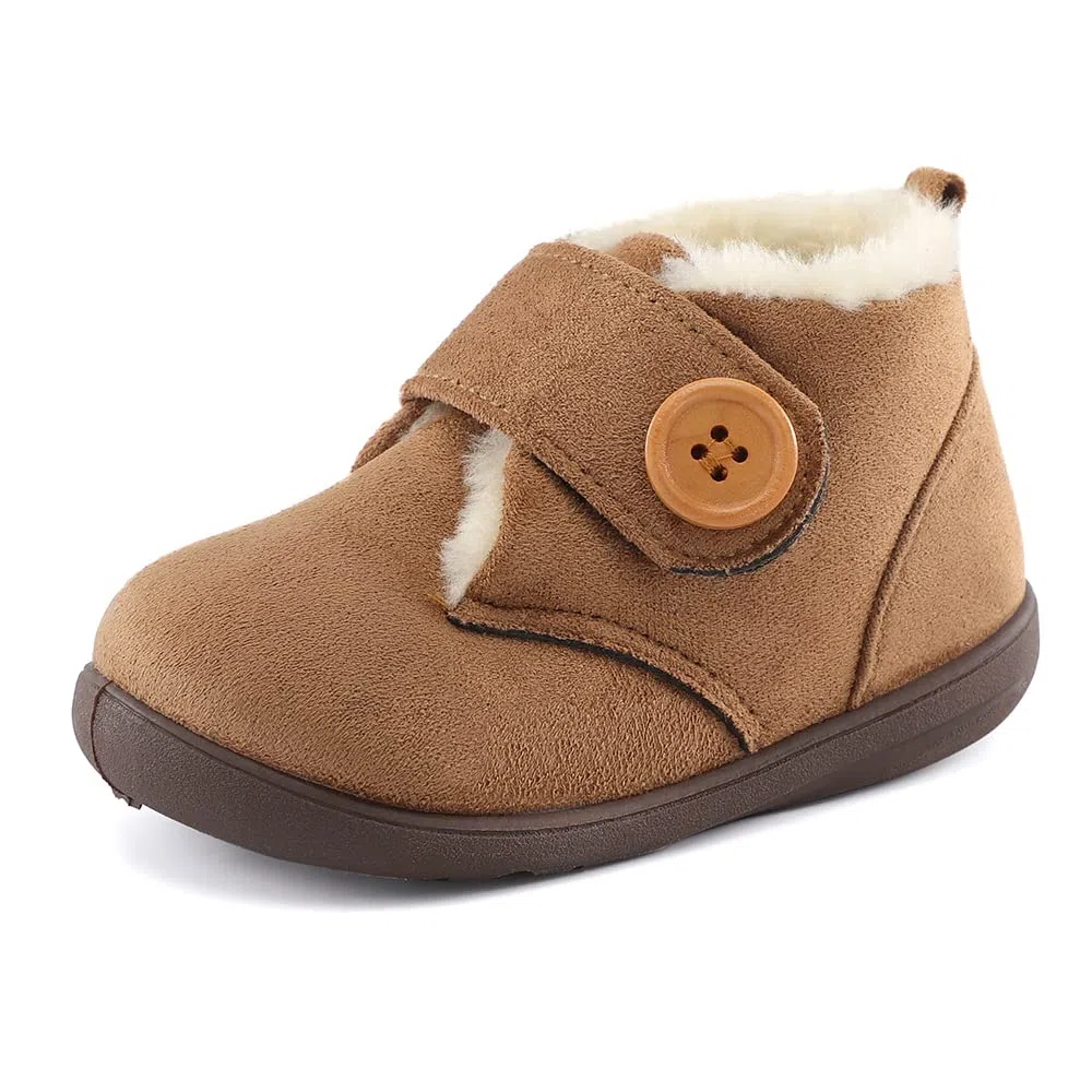 MK MATT KEELY Scarpe Invernali da Bimbo Caldi Stivaletti Neonato in Peluche Unisex-Bambini 1-4 Anni