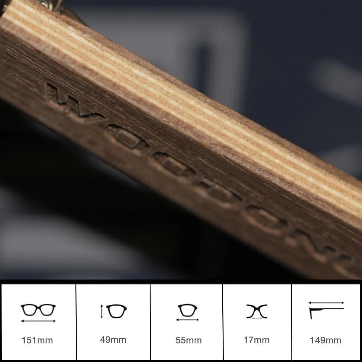 Occhiali da Sole Polarizzati in Legno Retrò - Montatura in Legno con Finitura Opaca in Stile Moderno per Uomo e Donna Regali Perfetti